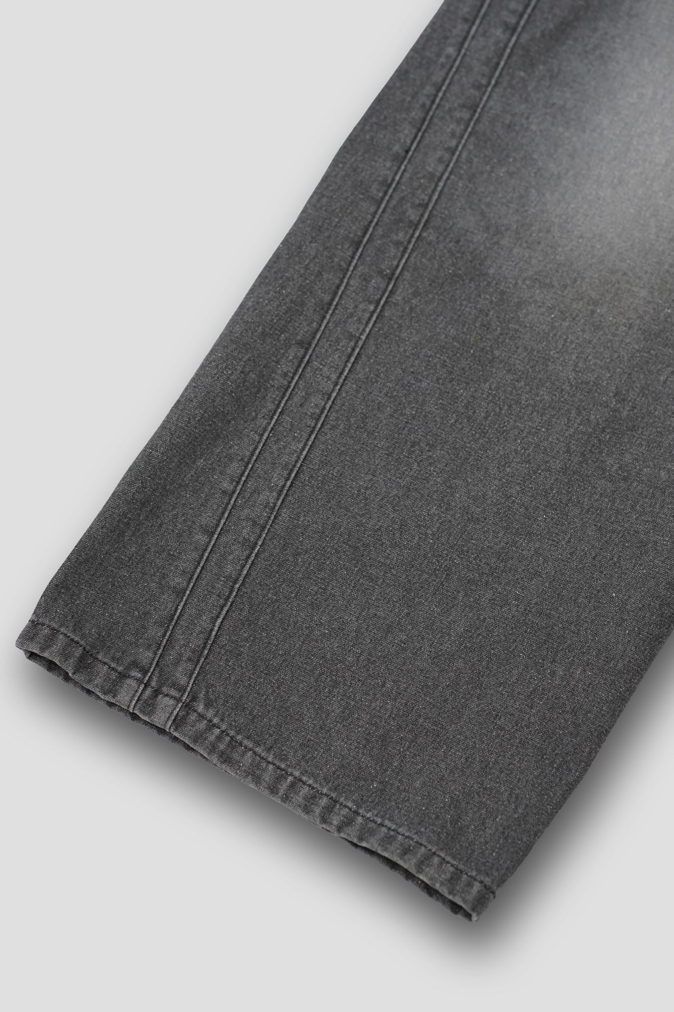 DOUDLE SEAM TWISTED BUGGY JEANS