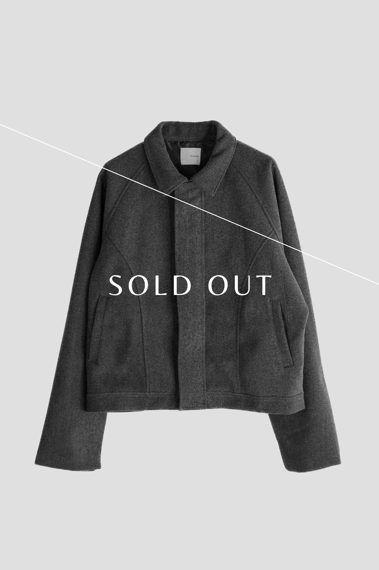 TECH MELTON FULLED SHORT BLOUSON – OE-SELMENT