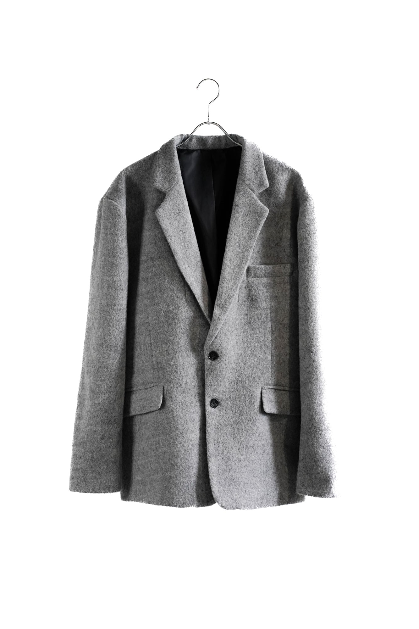 FLEECE SINGLE BREASTED JACKET