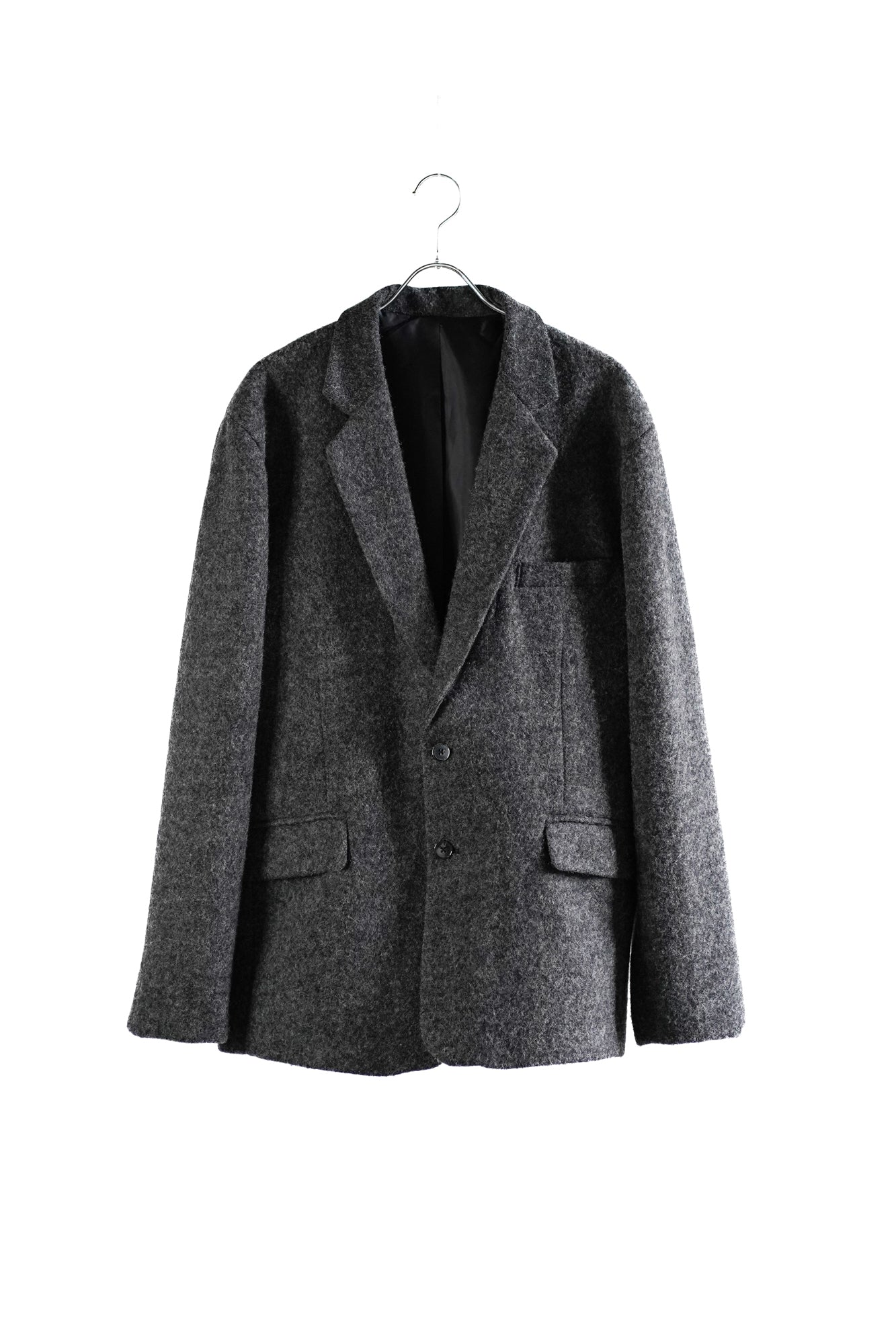 FLEECE SINGLE BREASTED JACKET