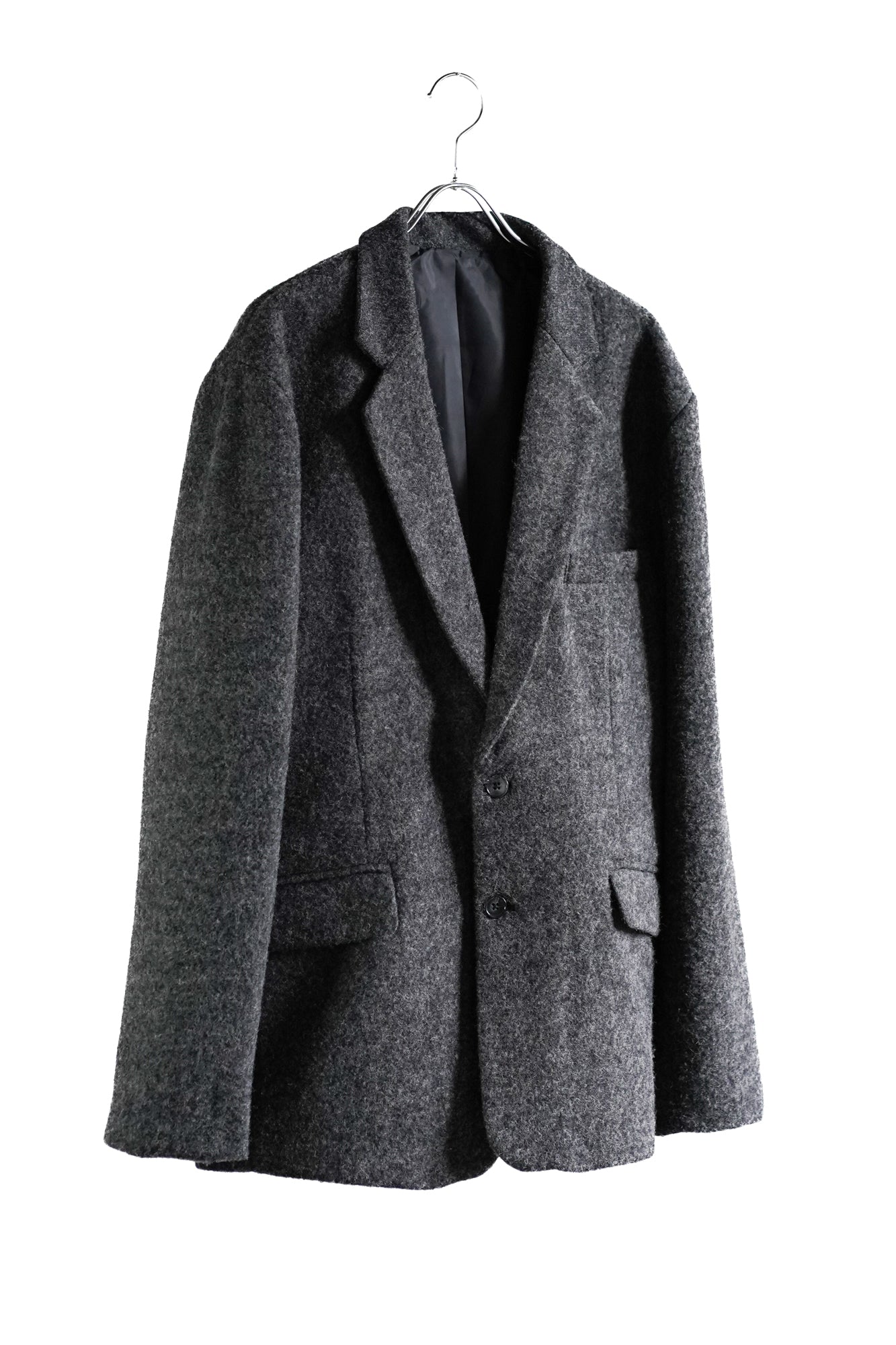 FLEECE SINGLE BREASTED JACKET
