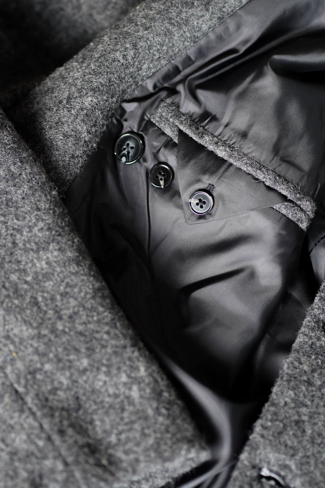 FLEECE SINGLE BREASTED JACKET