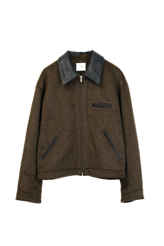 【RESTOCK】WOOL SHAGGY DUAL COLLAR DETROIT JACKET