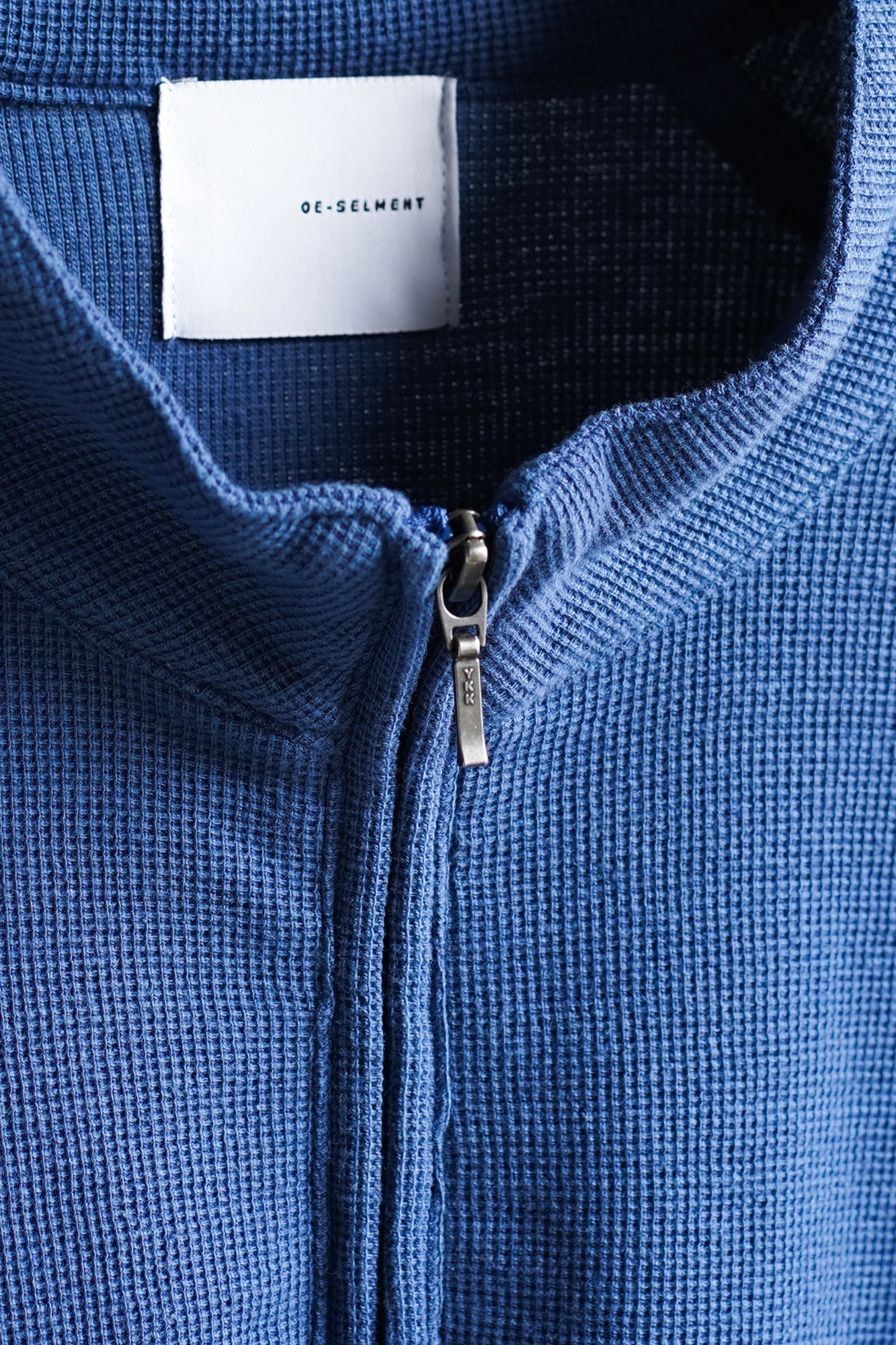 WAFFLE HALF ZIP LONG SLEEVE