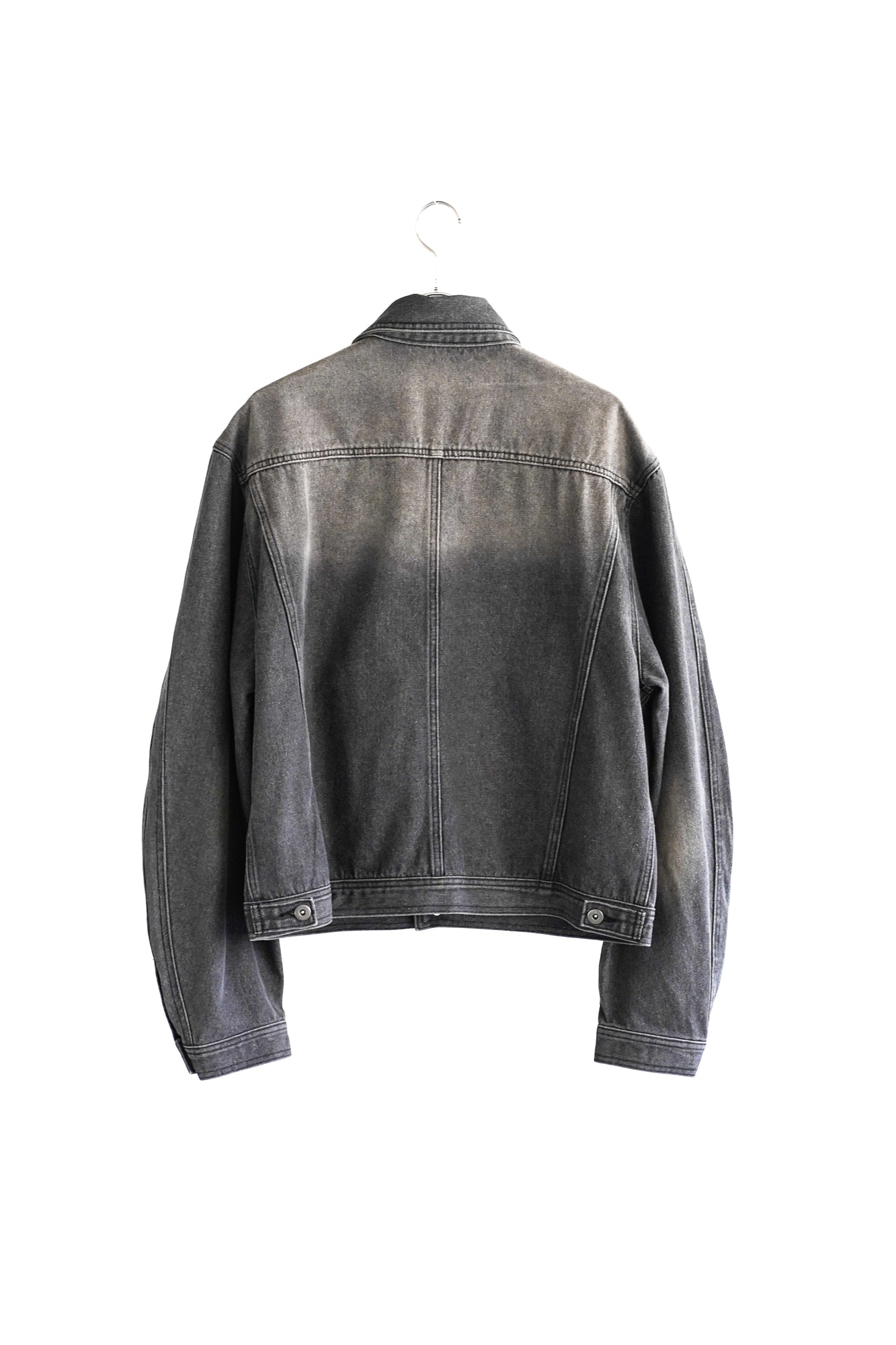 DOUDLE SEAM TWISTED DENIM JACKET