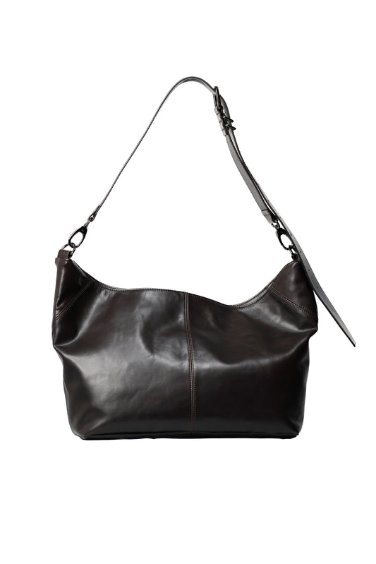 【2WAY】COW LEATHER ''BELT''ED BAG