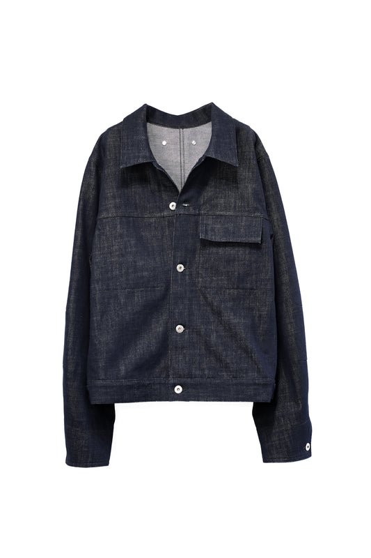 RE-RAW DENIM TRACKER JACKET