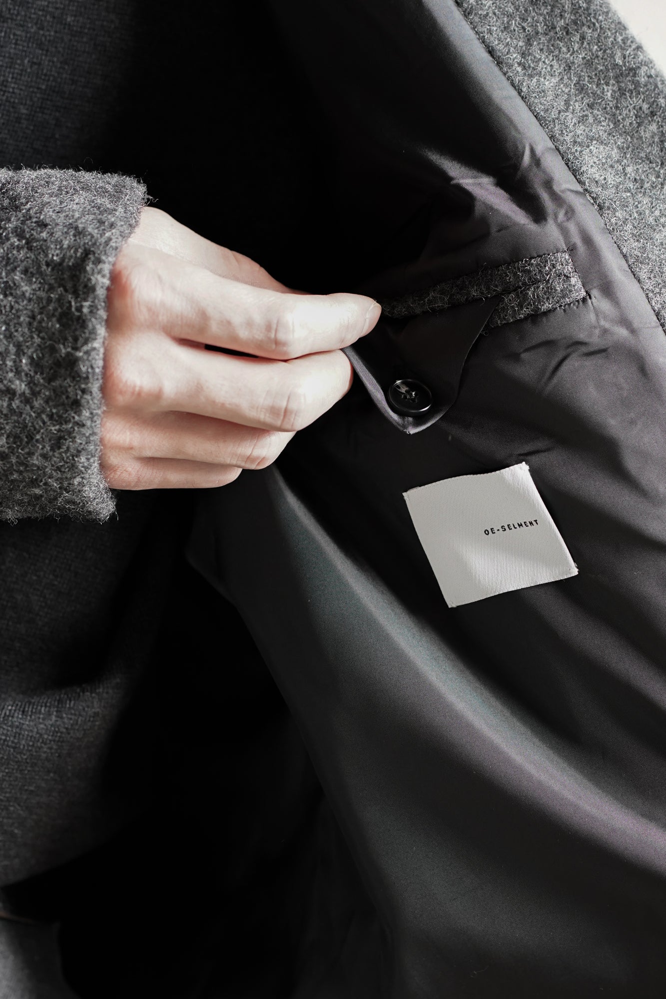 FLEECE SINGLE BREASTED JACKET