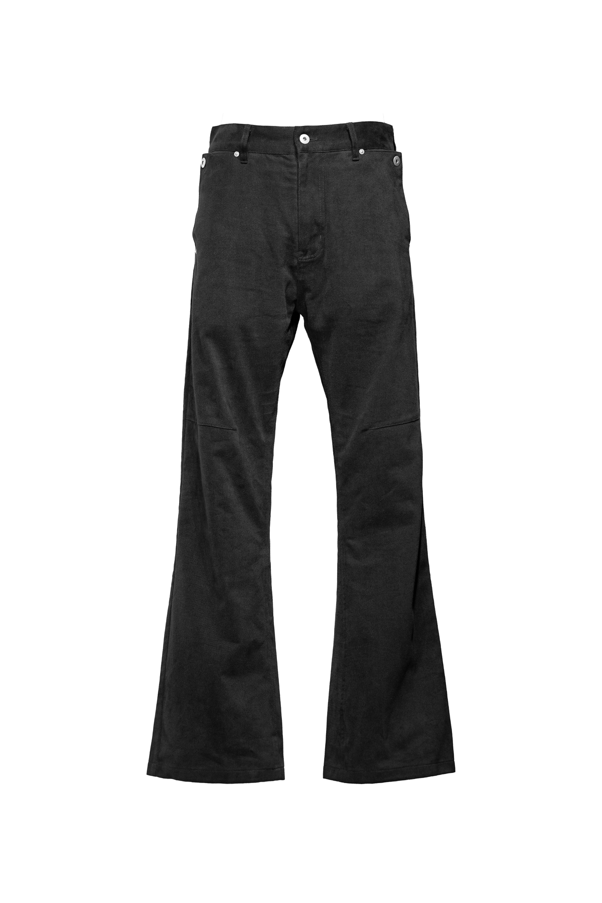 COTTON SUEDE BOOTCUT JEANS
