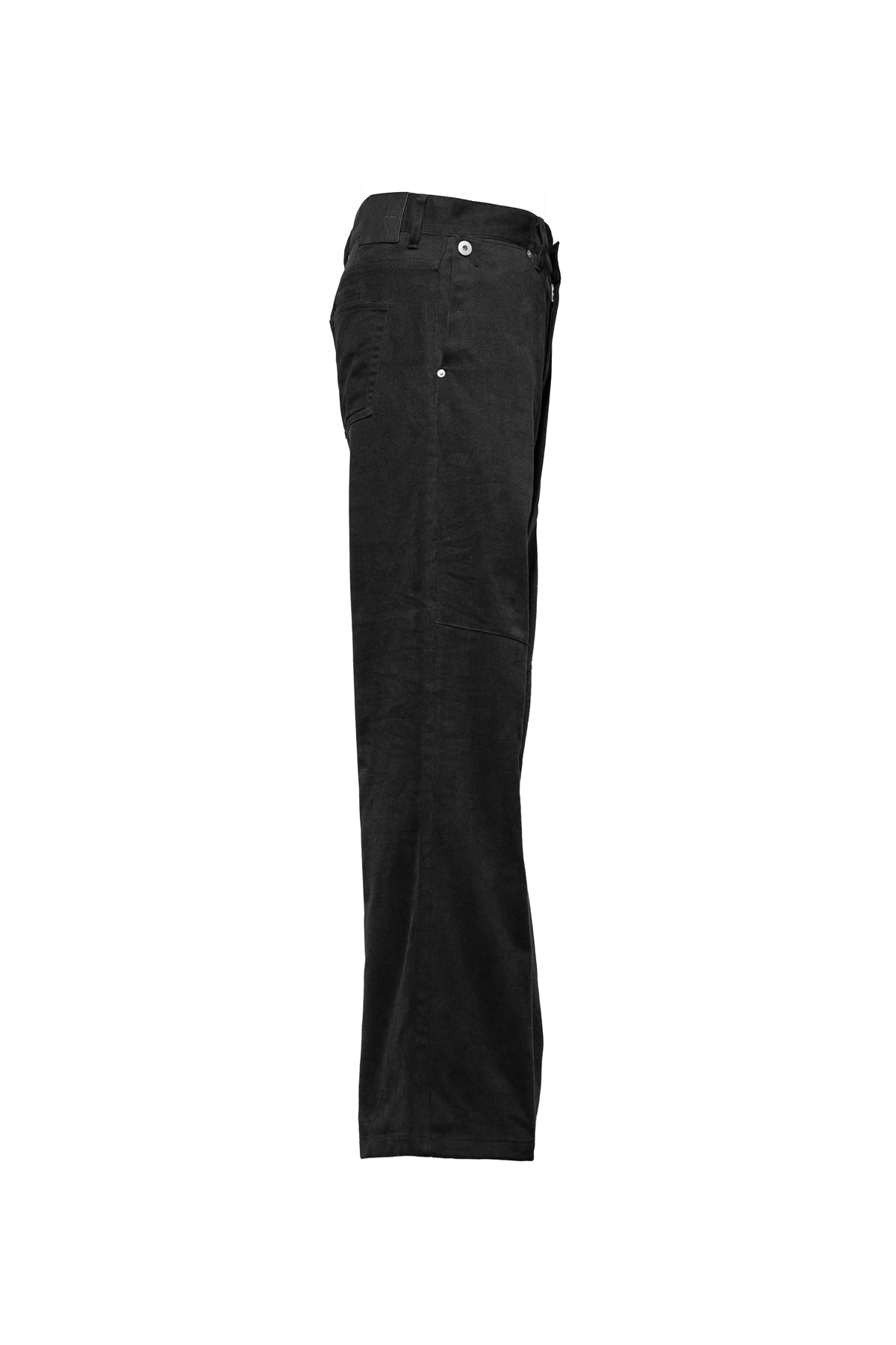 COTTON SUEDE BOOTCUT JEANS