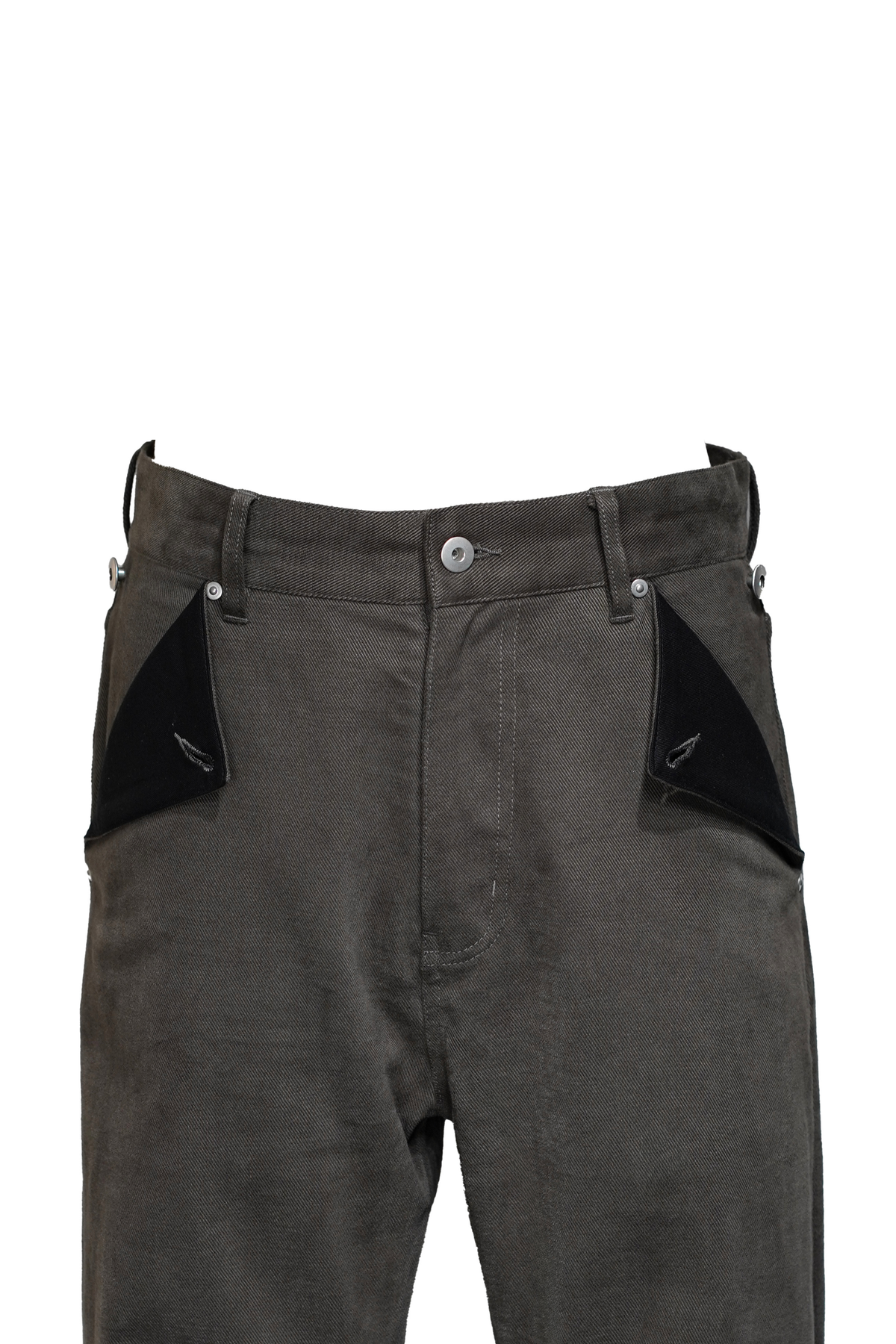 COTTON SUEDE BOOTCUT JEANS