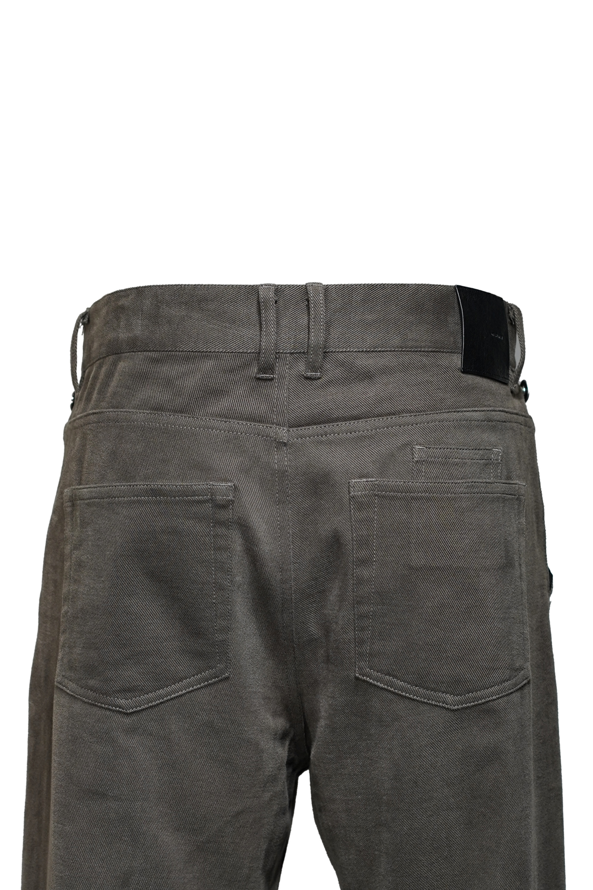 COTTON SUEDE BOOTCUT JEANS
