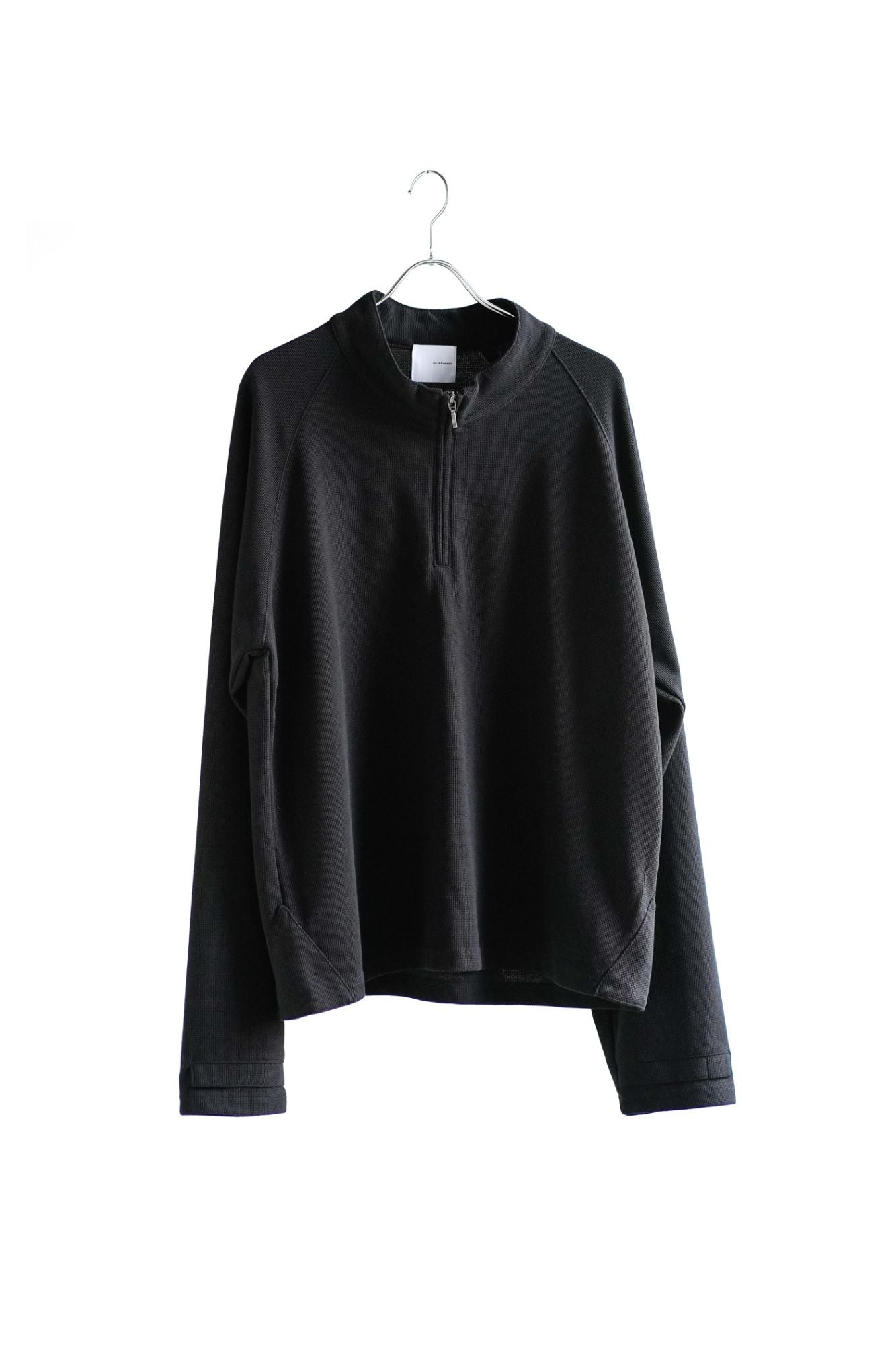 WAFFLE HALF ZIP LONG SLEEVE