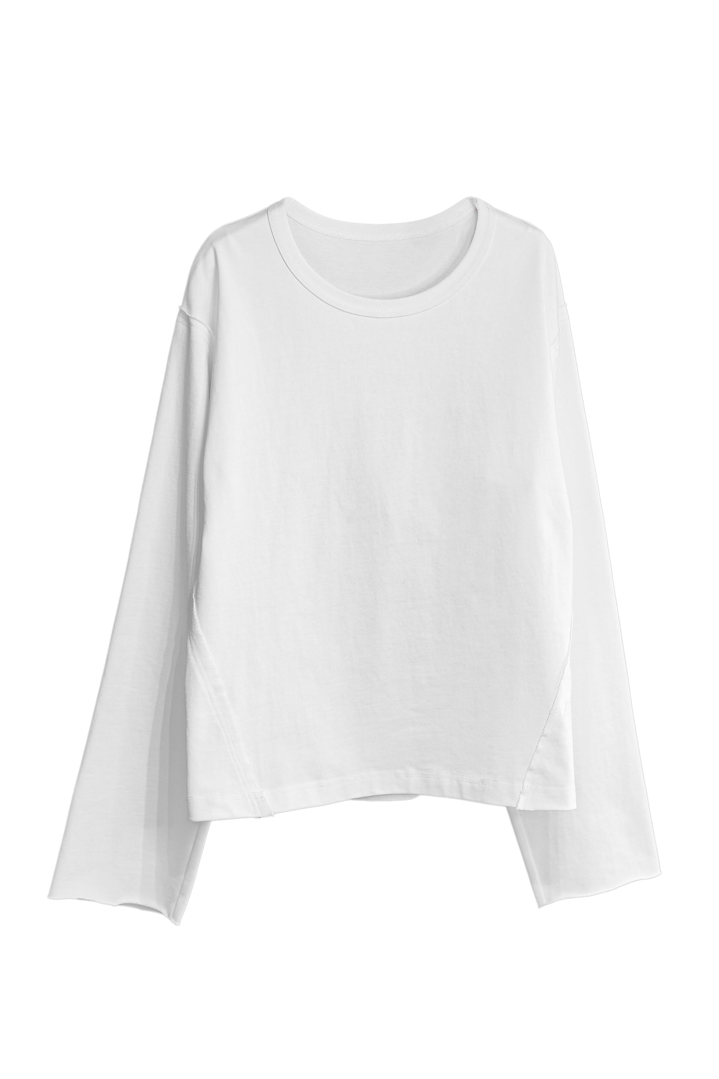 CROPPED COTTON GROWTH L/S TEE