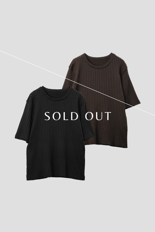 【2枚SET】OUTLINK STRUCTURE KNIT TEE『組み合わせ自由』