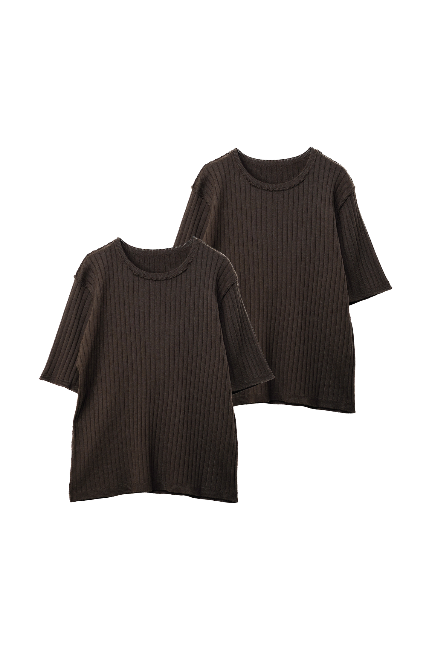 【2枚SET】OUTLINK STRUCTURE KNIT TEE『組み合わせ自由』