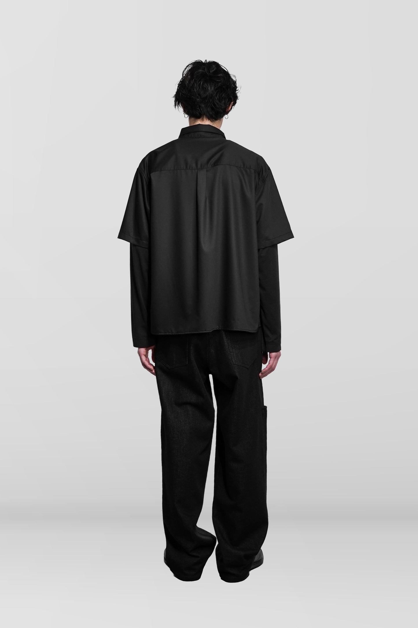 SILK SLEEVE LAYERED SHIRT "Orders Closed"