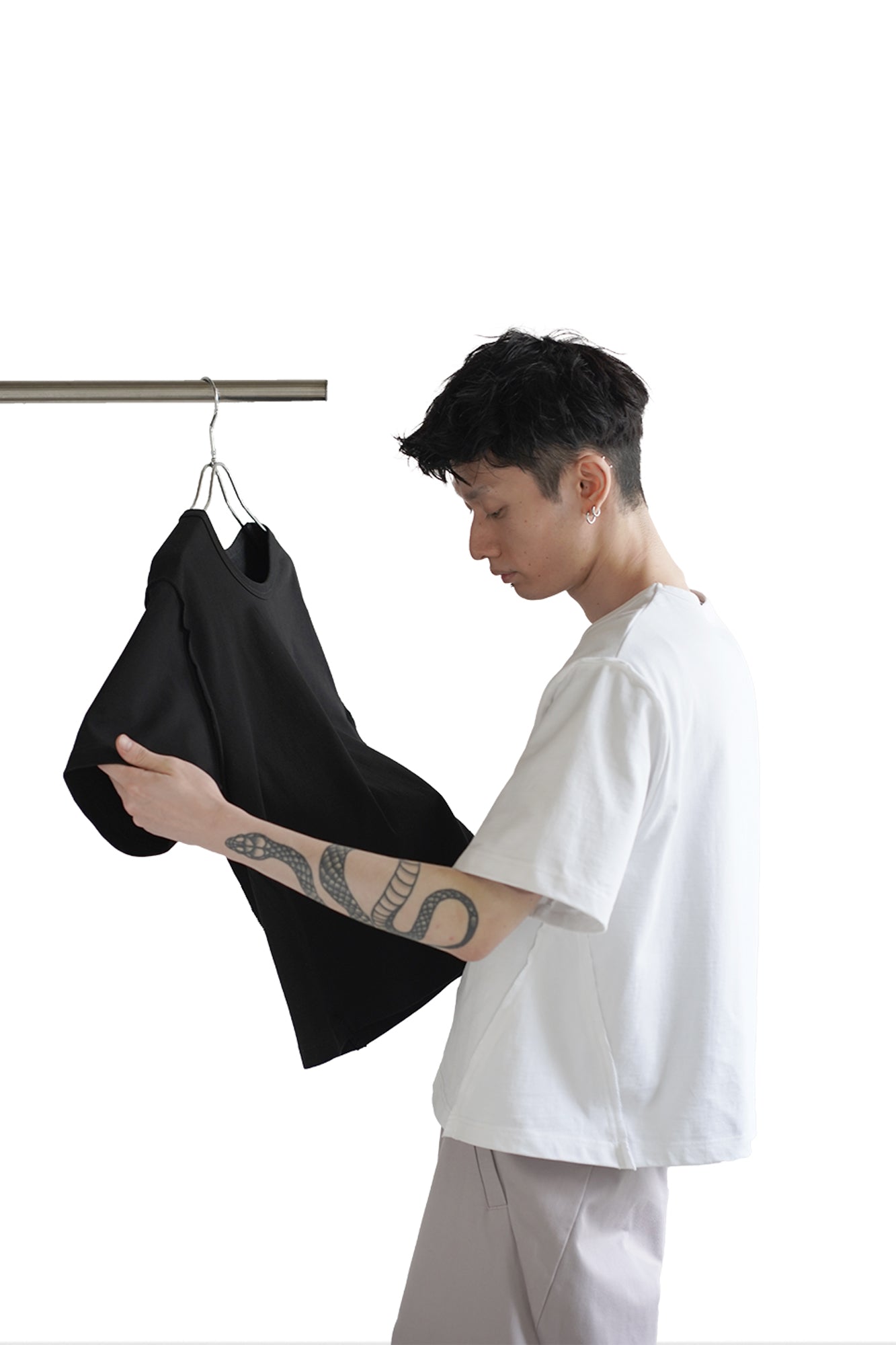 【2枚SET】CROPPED COTTON GROWTH TEE『組み合わせ自由』