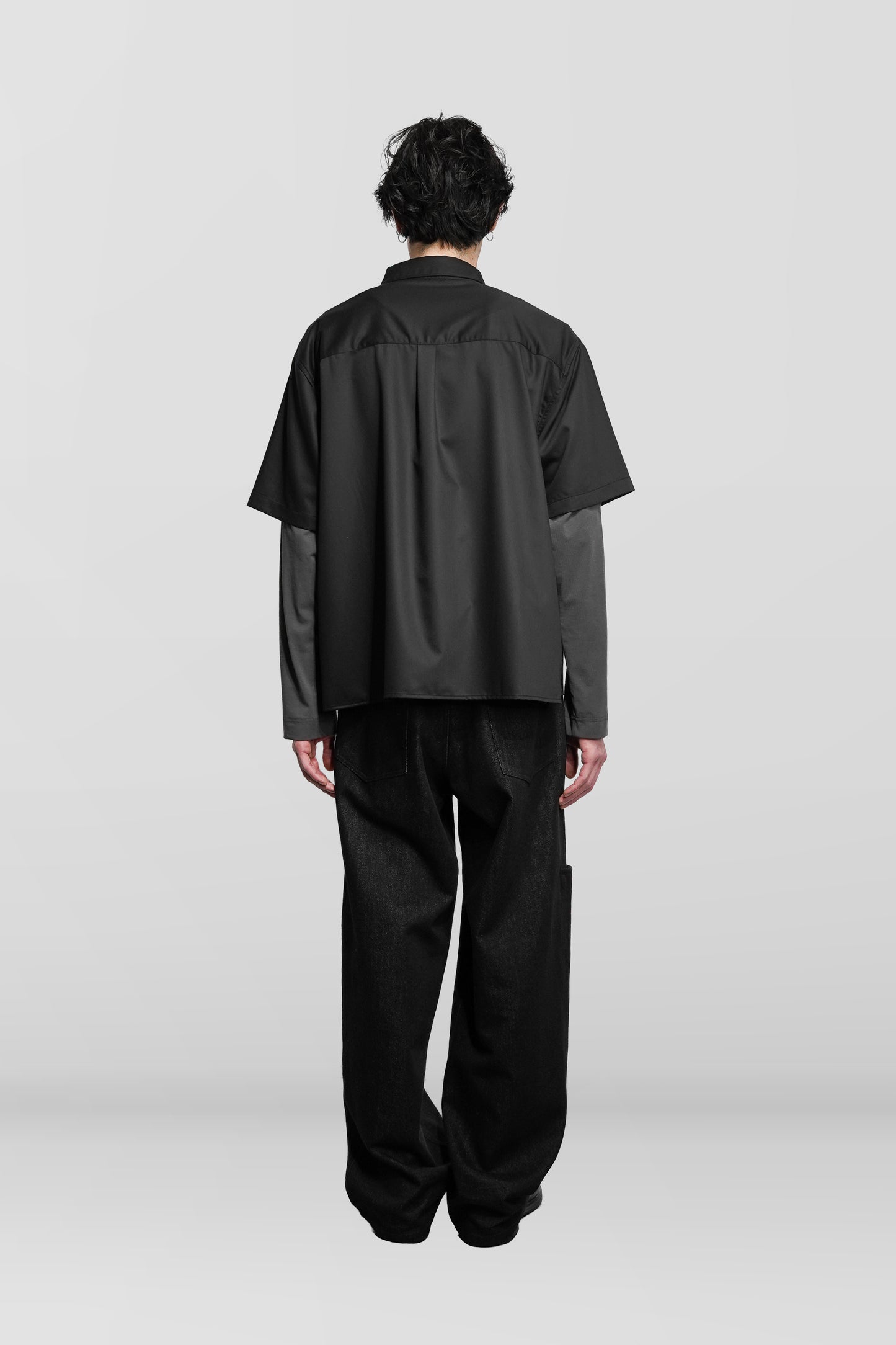 SILK SLEEVE LAYERED SHIRT "Orders Closed"