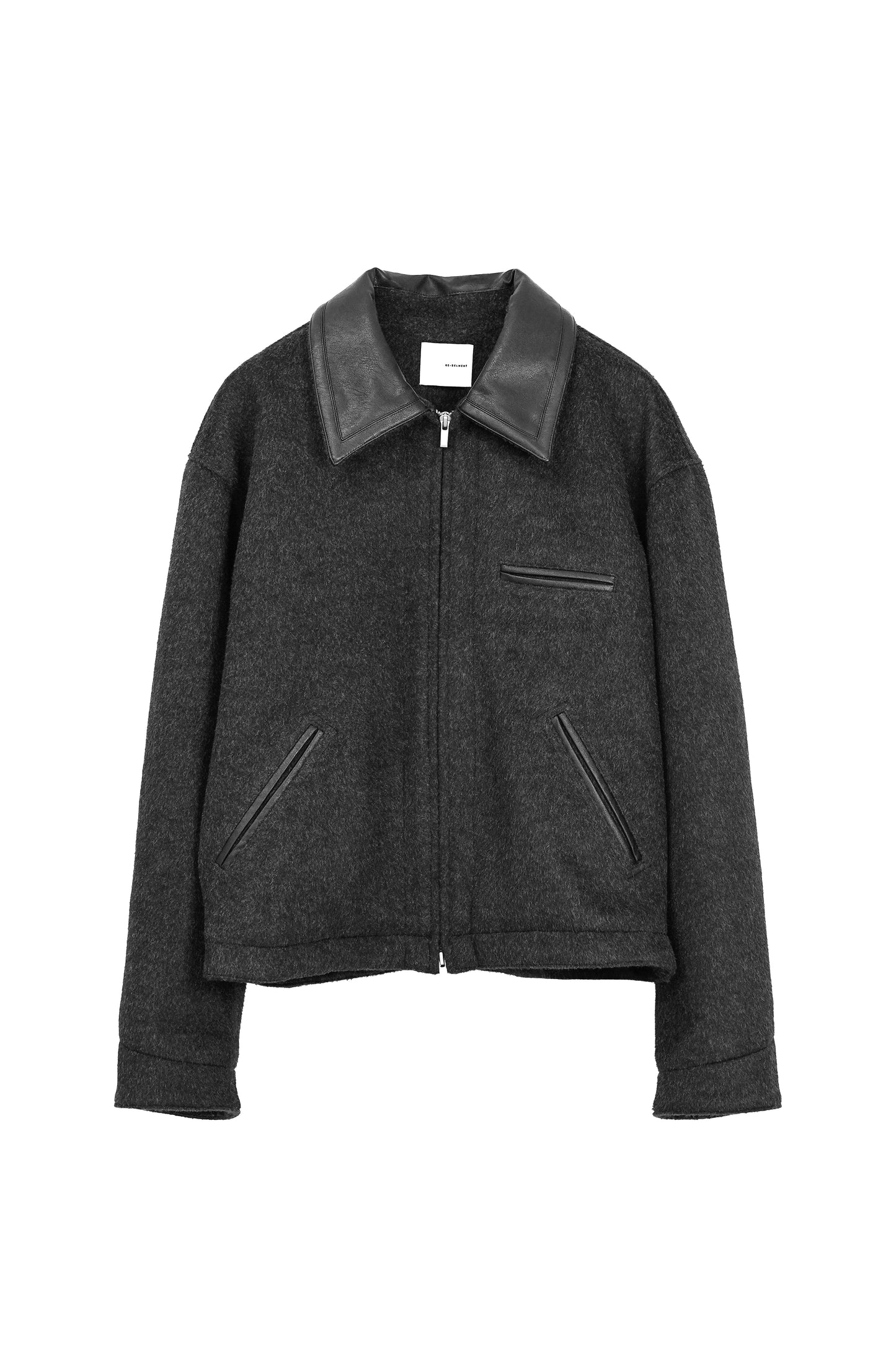 WOOL SHAGGY DUAL COLLAR DETROIT JACKET