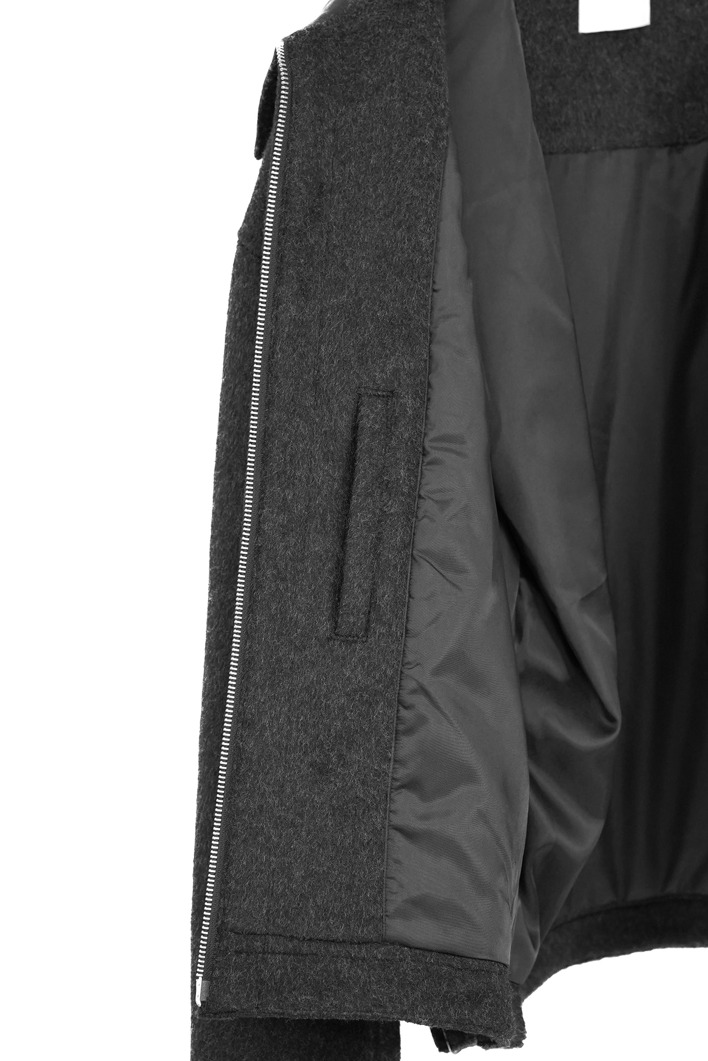 WOOL SHAGGY DUAL COLLAR DETROIT JACKET
