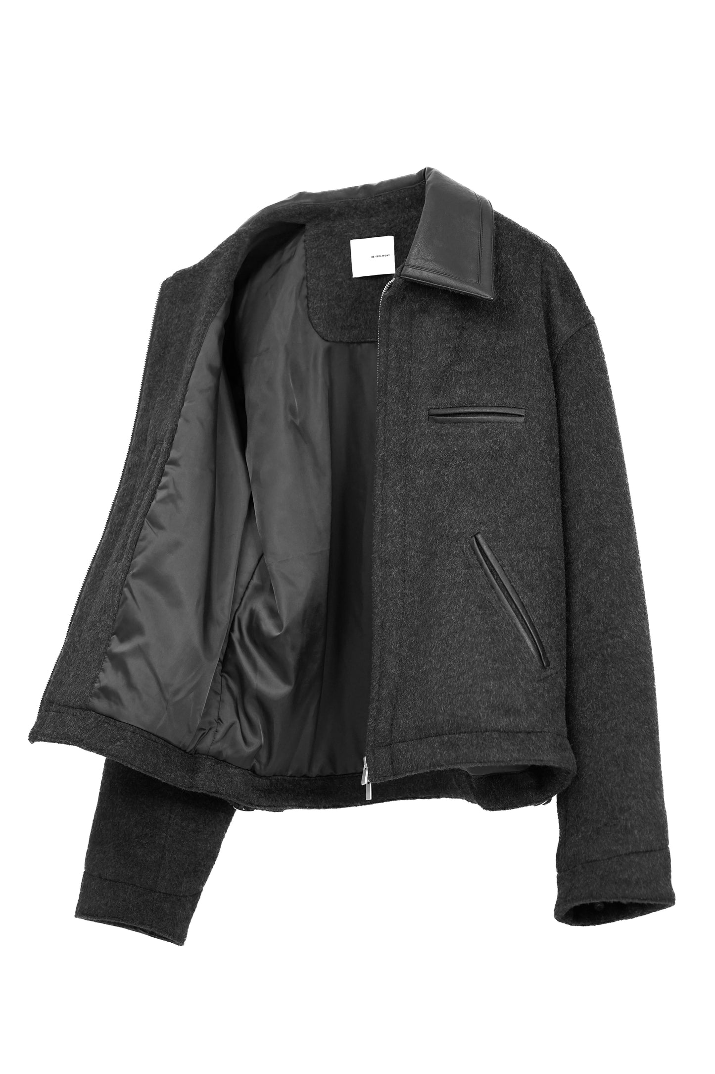 WOOL SHAGGY DUAL COLLAR DETROIT JACKET