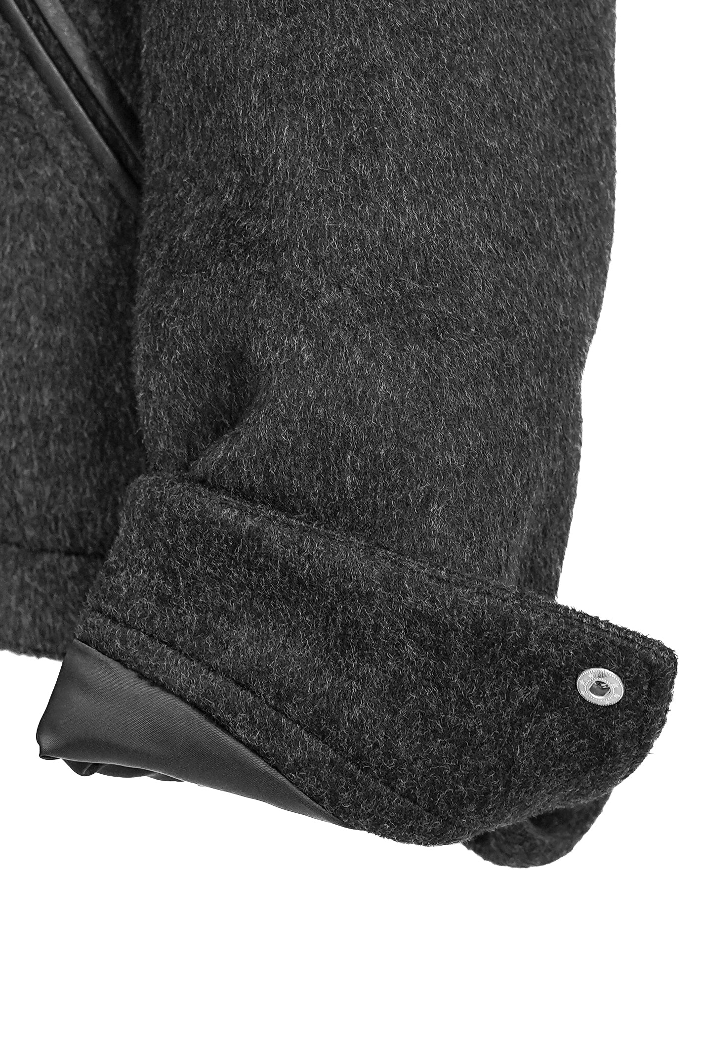 WOOL SHAGGY DUAL COLLAR DETROIT JACKET