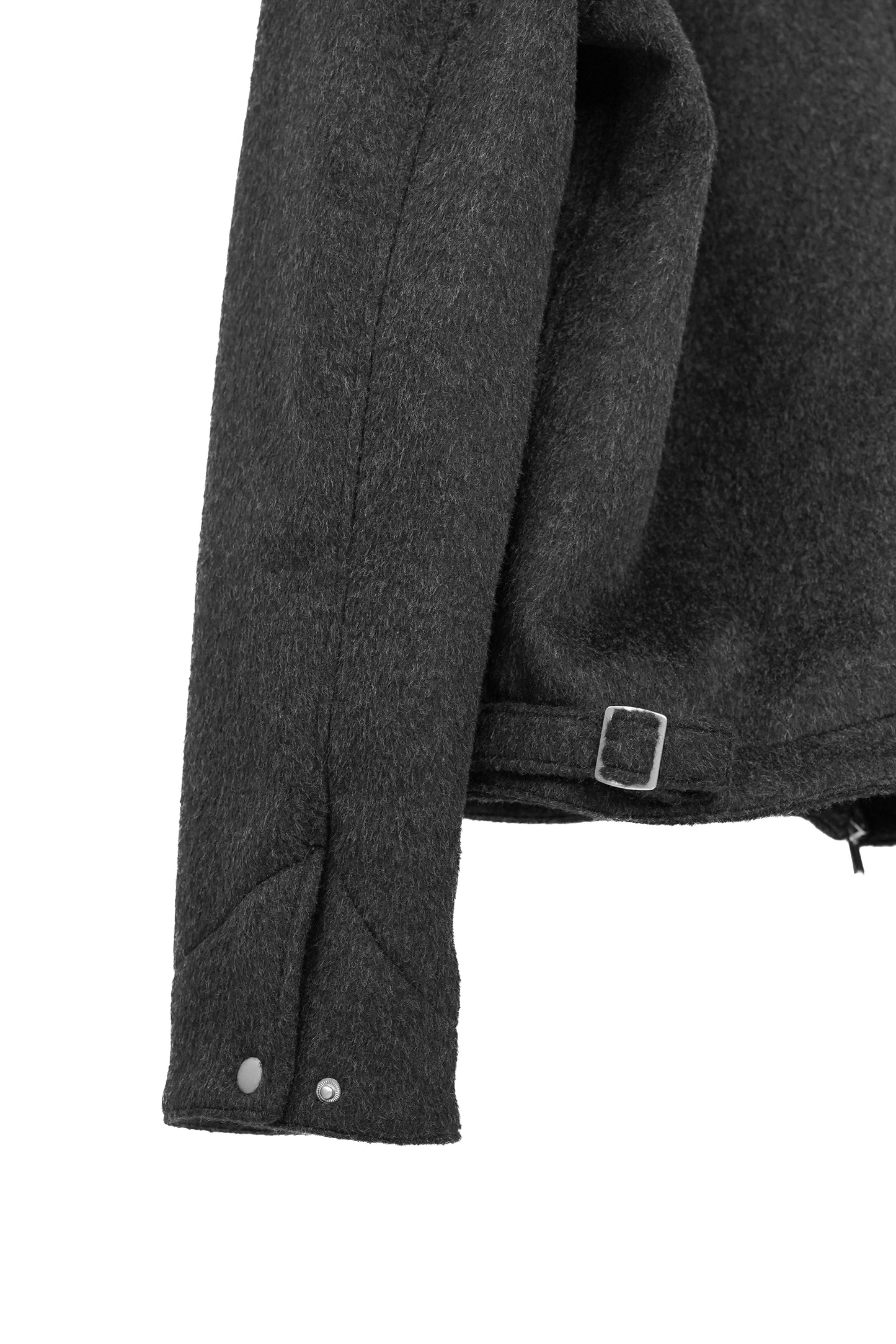 WOOL SHAGGY DUAL COLLAR DETROIT JACKET
