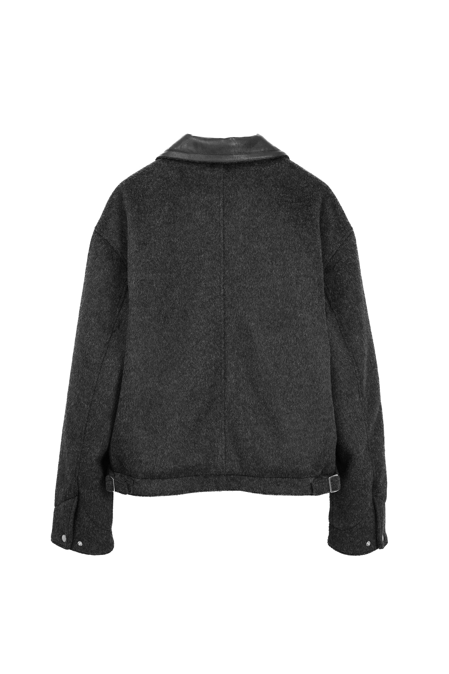 WOOL SHAGGY DUAL COLLAR DETROIT JACKET