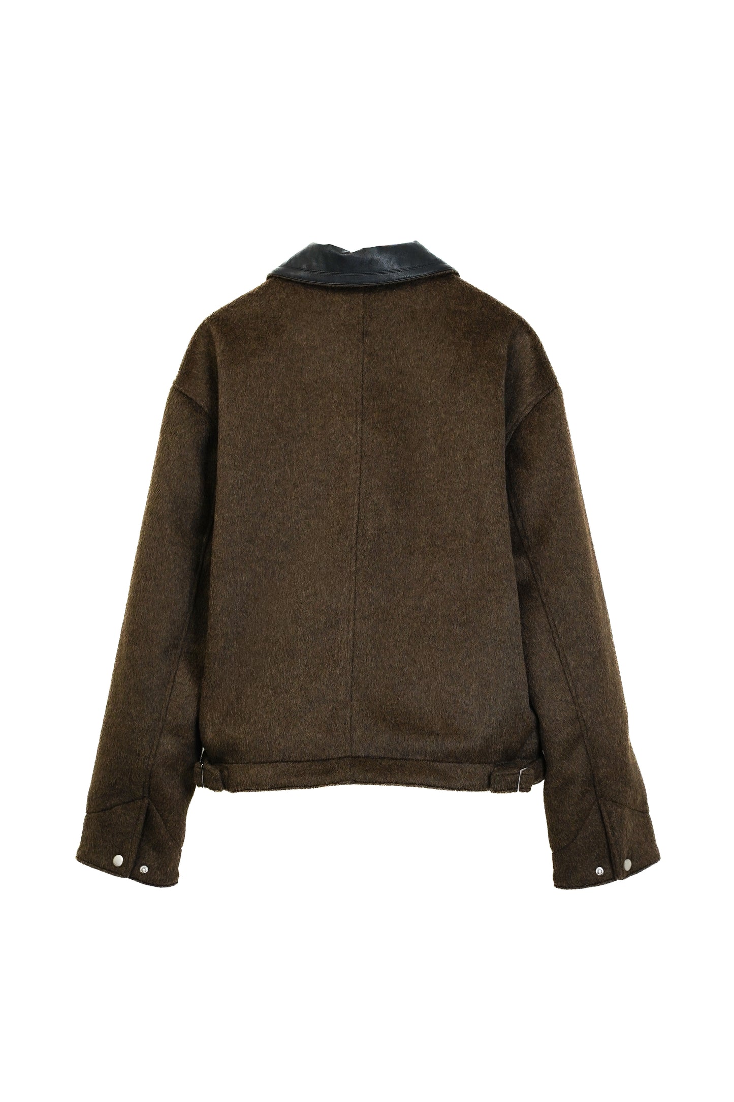 WOOL SHAGGY DUAL COLLAR DETROIT JACKET