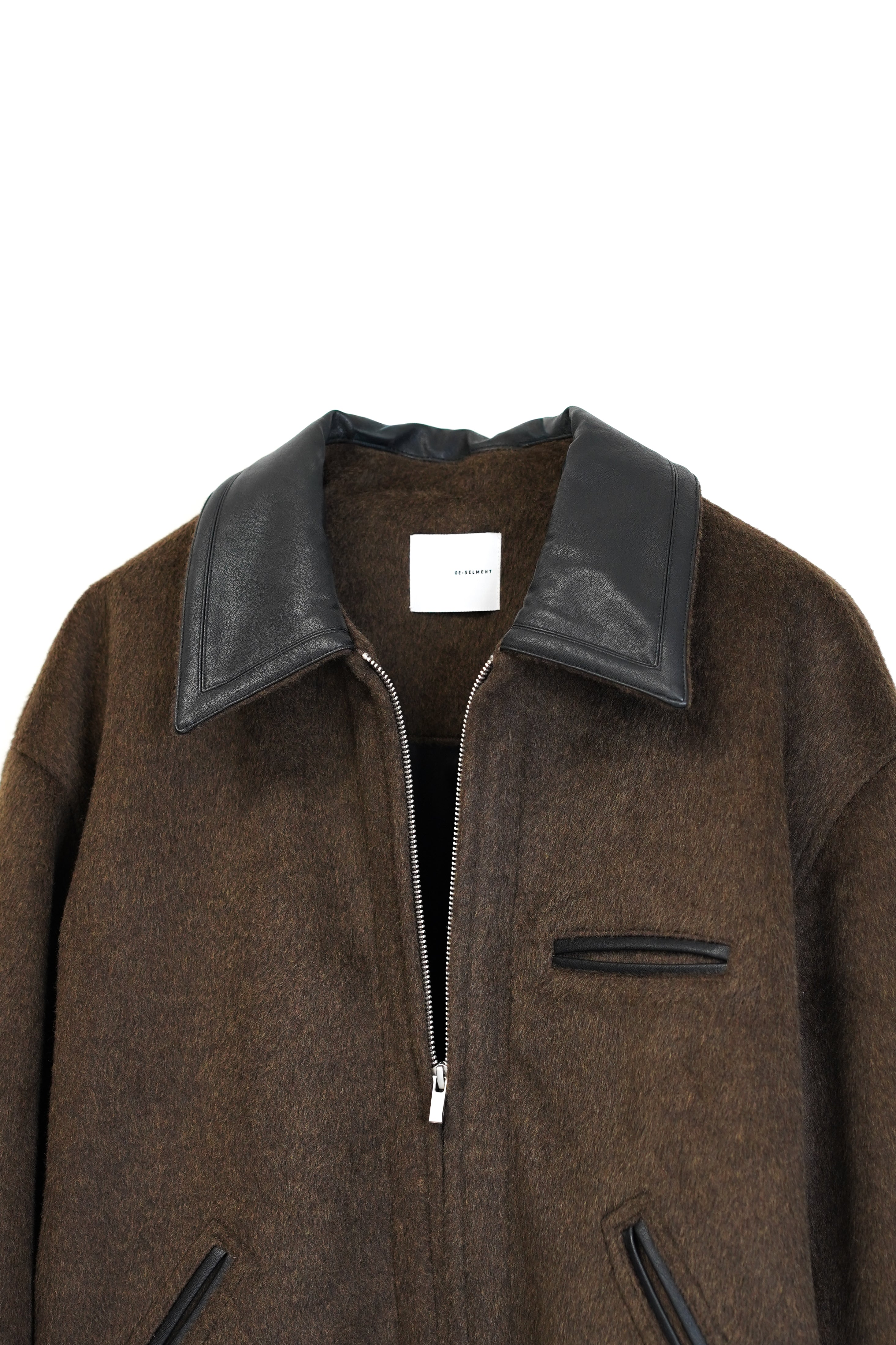 WOOL SHAGGY DUAL COLLAR DETROIT JACKET – OE-SELMENT