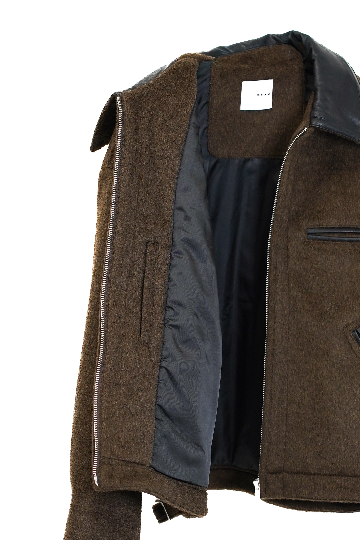 WOOL SHAGGY DUAL COLLAR DETROIT JACKET