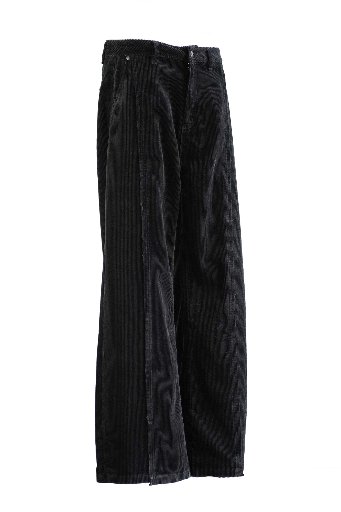 SIDE SHIFT CORDUROY WIDE PANTS