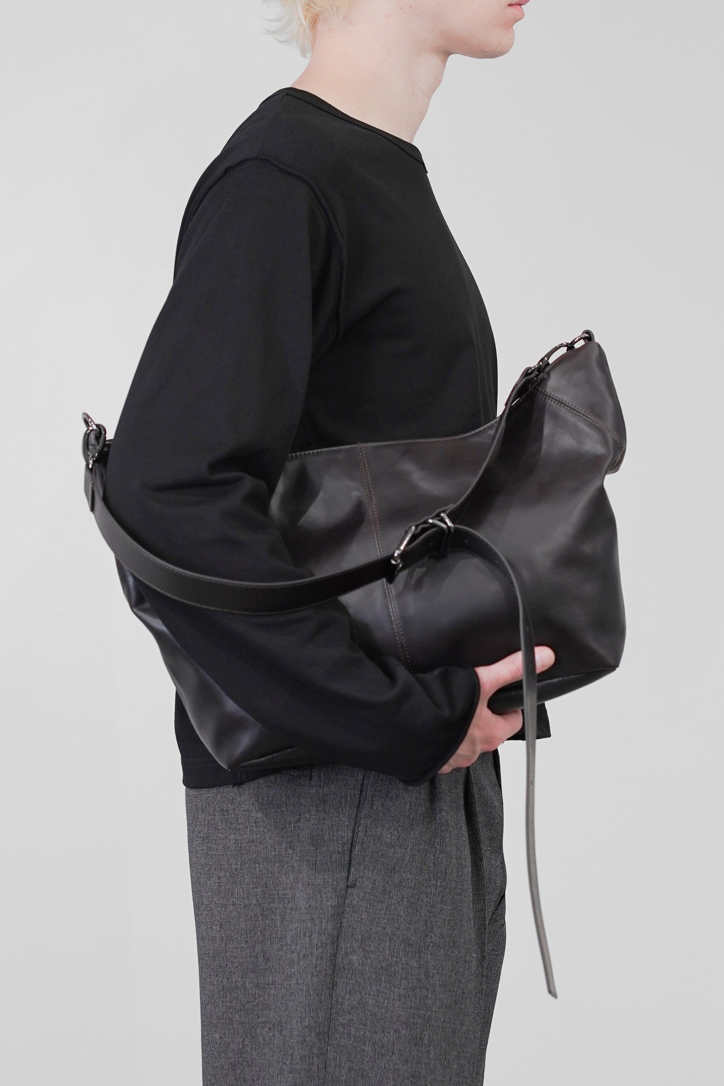 『8/1 - release』【2WAY】COW LEATHER ''BELT''ED BAG
