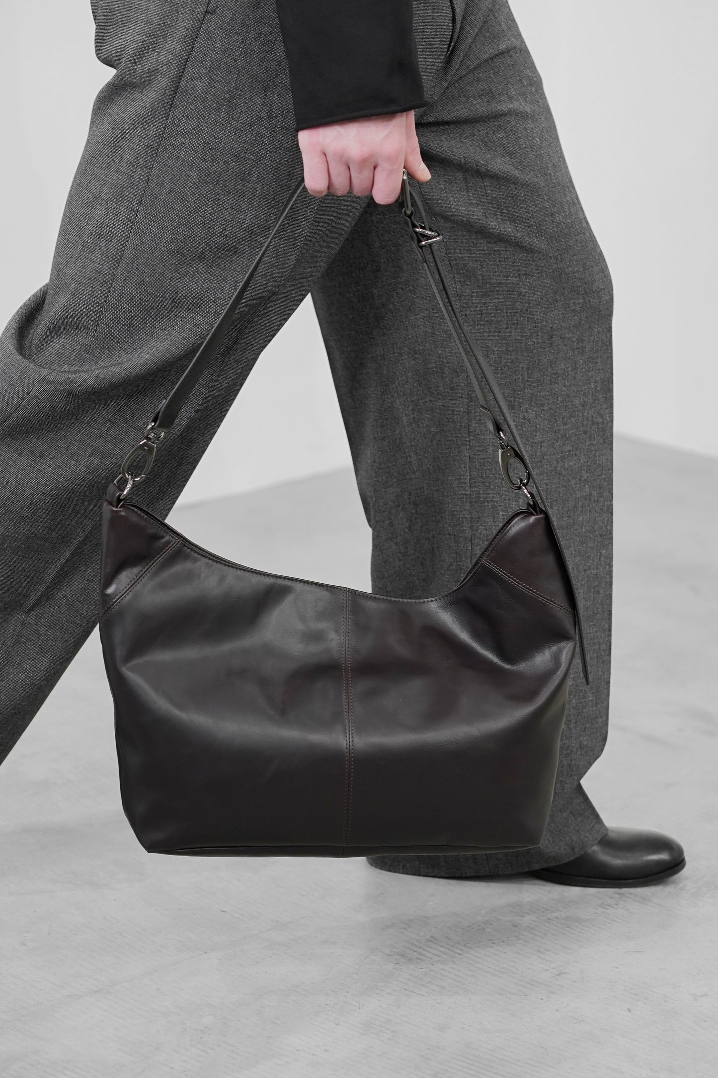 『8/1 - release』【2WAY】COW LEATHER ''BELT''ED BAG