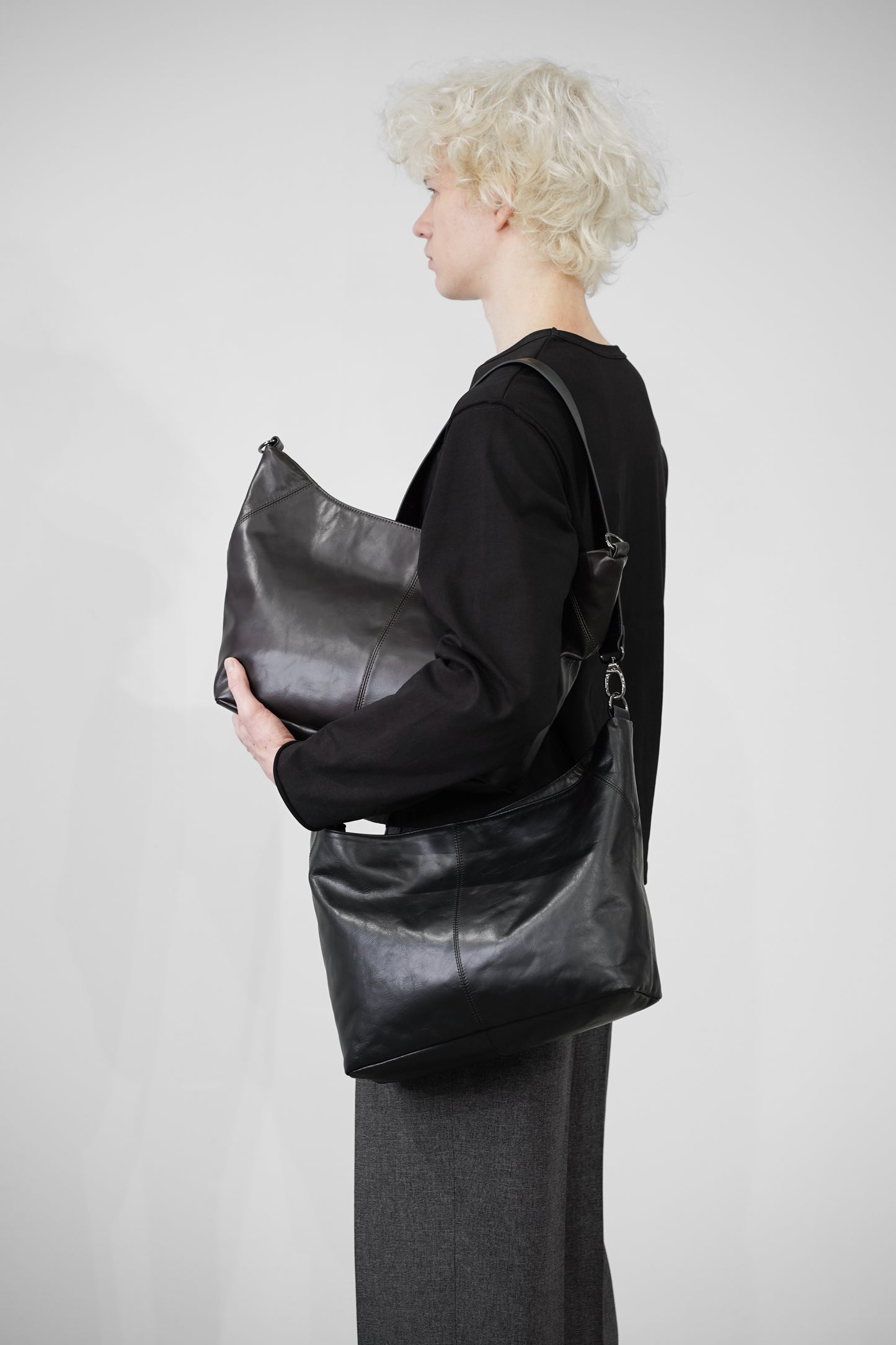 『8/1 - release』【2WAY】COW LEATHER ''BELT''ED BAG
