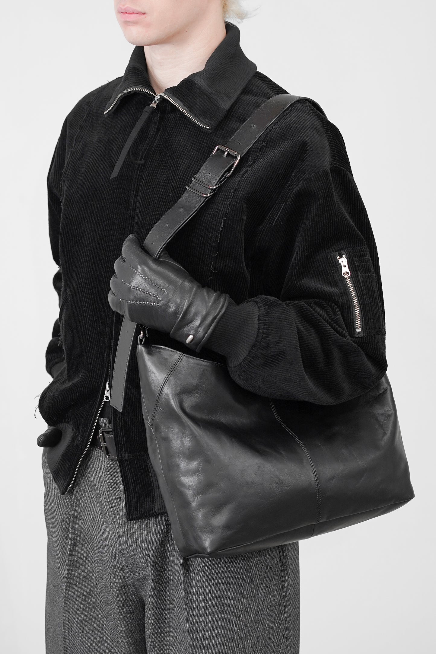 『8/1 - release』【2WAY】COW LEATHER ''BELT''ED BAG