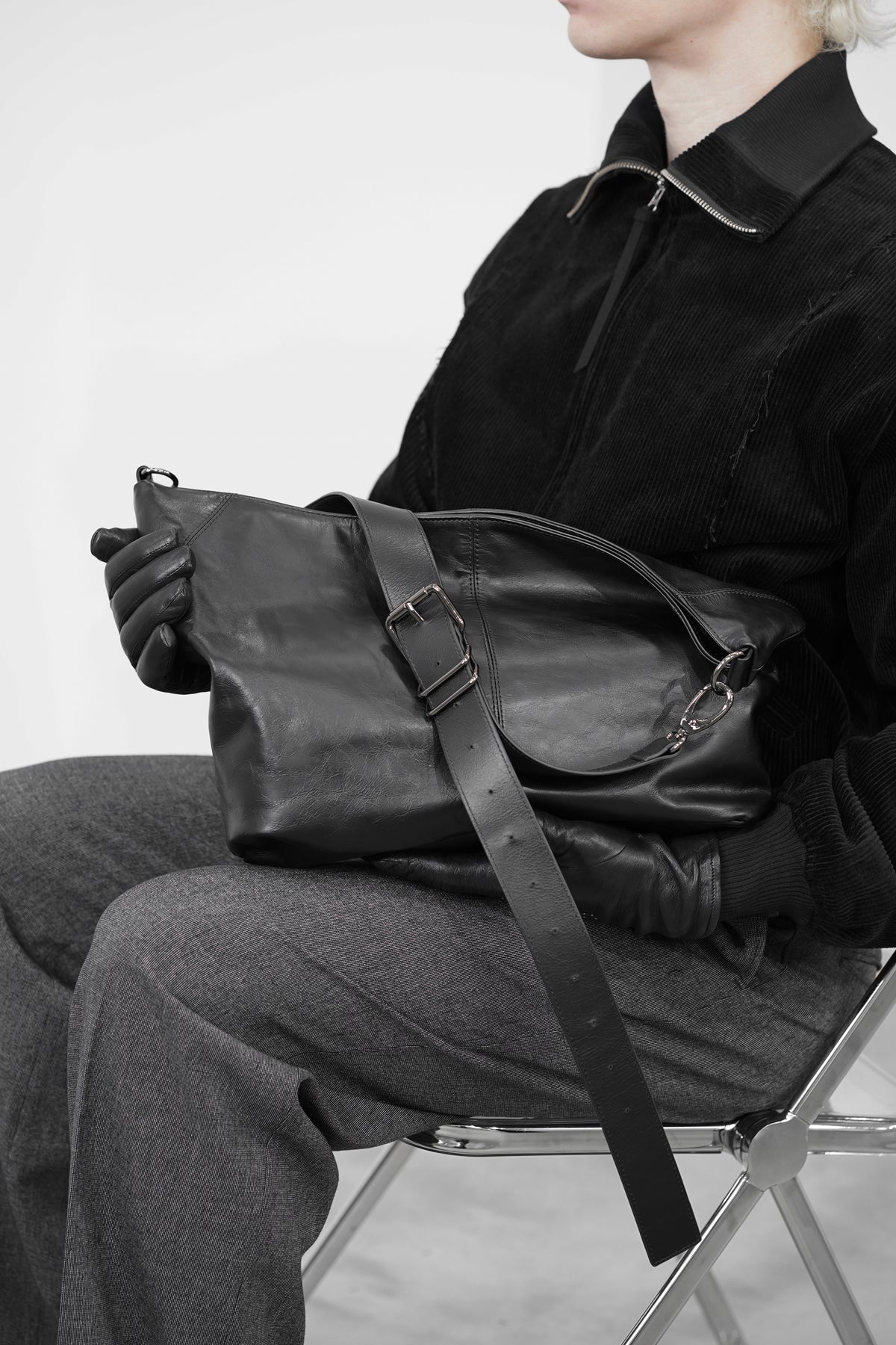 【2WAY】COW LEATHER ''BELT''ED & "BAG"