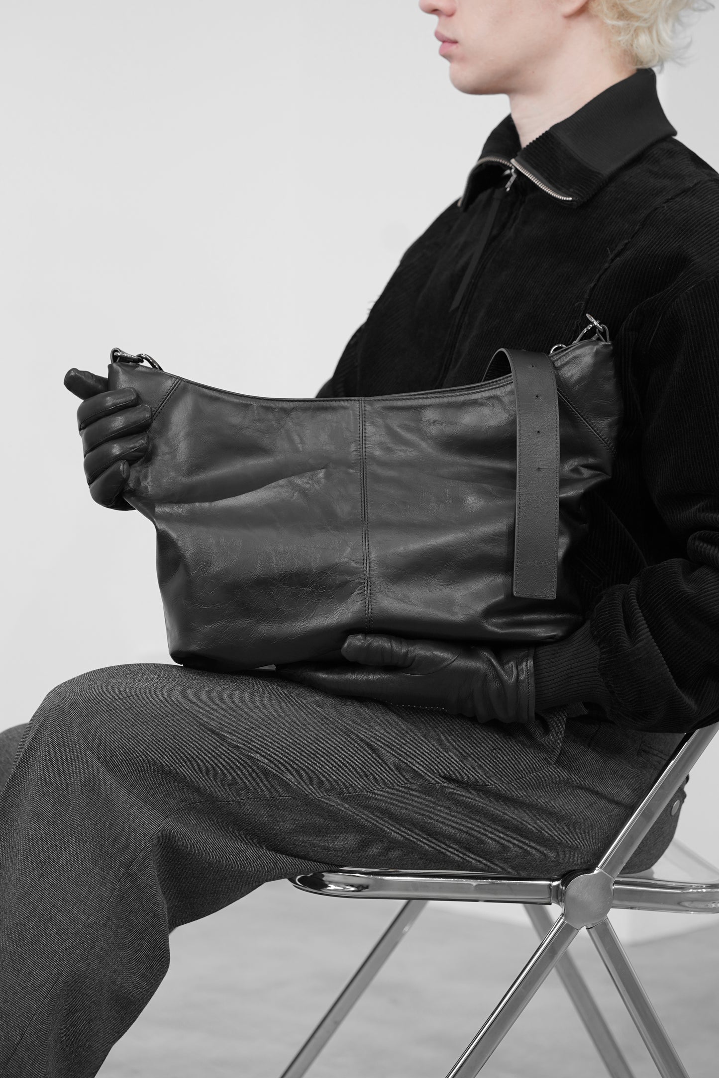 『8/1 - release』【2WAY】COW LEATHER ''BELT''ED BAG