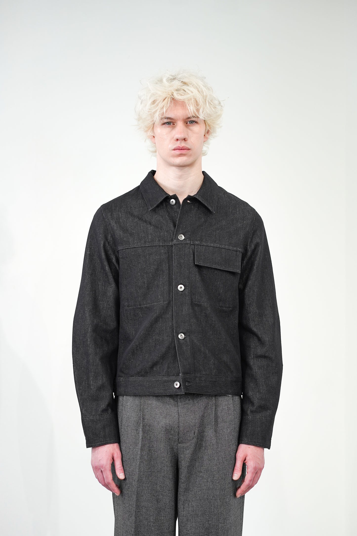 RE-RAW DENIM TRACKER JACKET