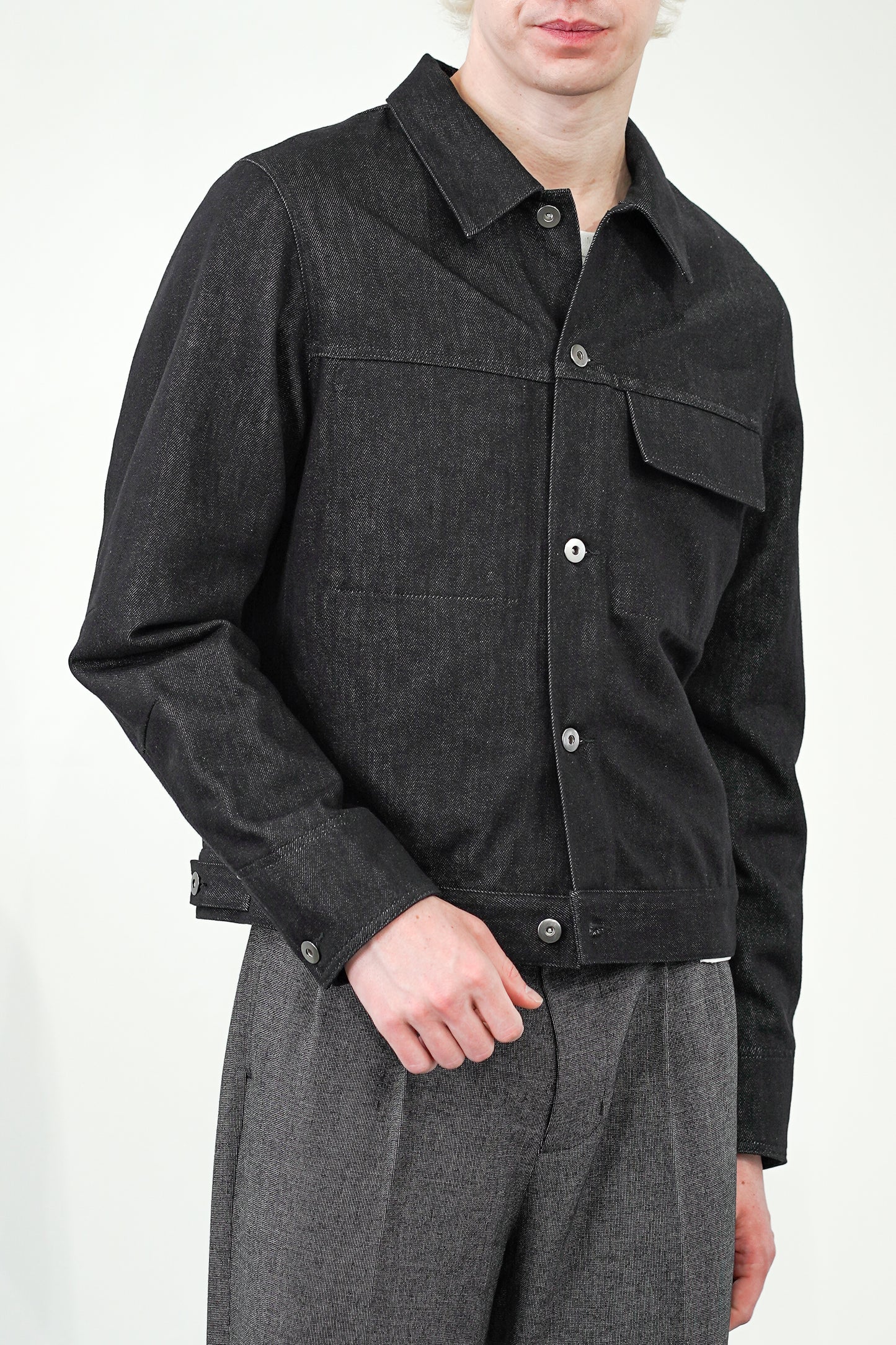 RE-RAW DENIM TRACKER JACKET