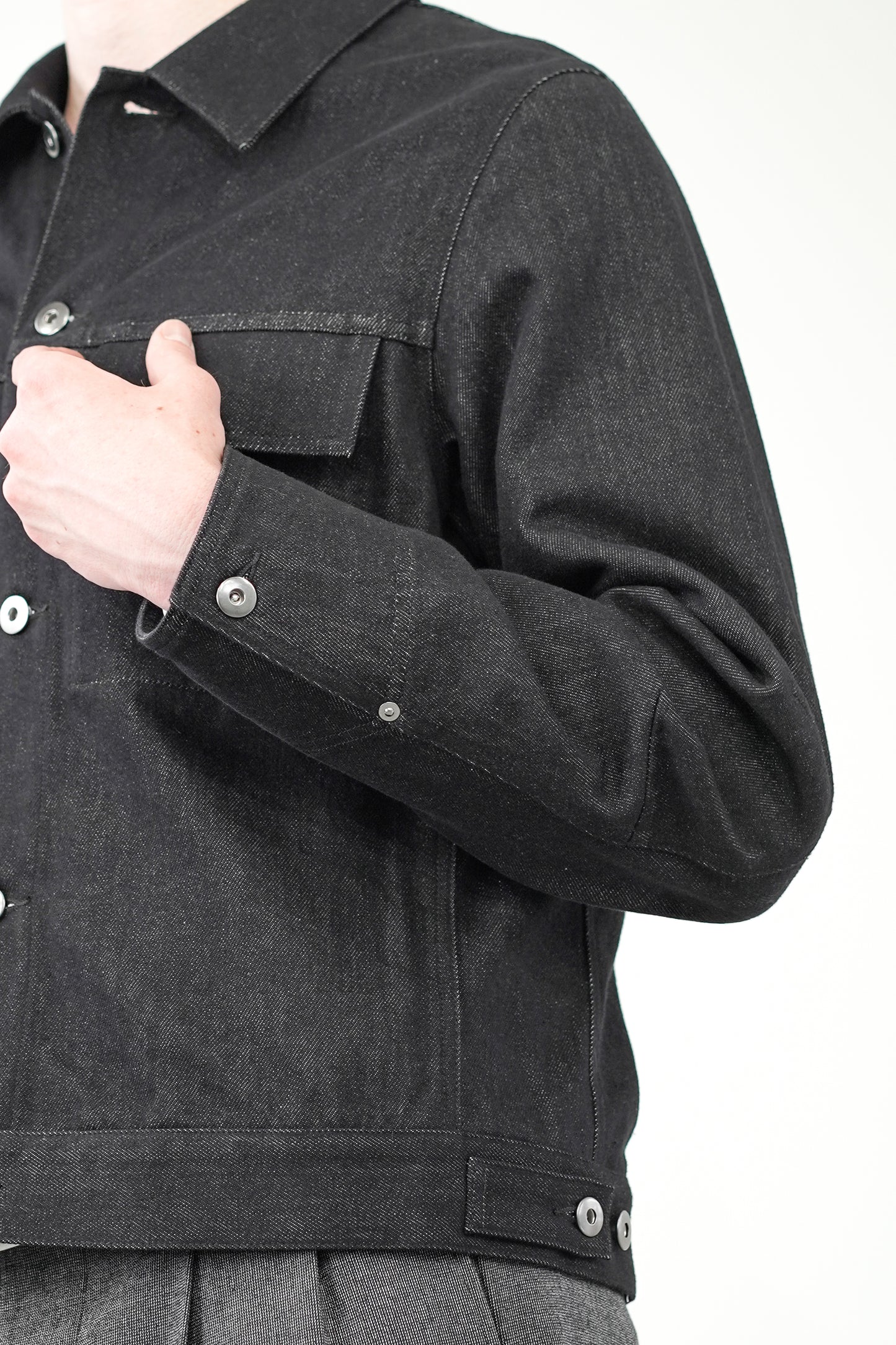 RE-RAW DENIM TRACKER JACKET