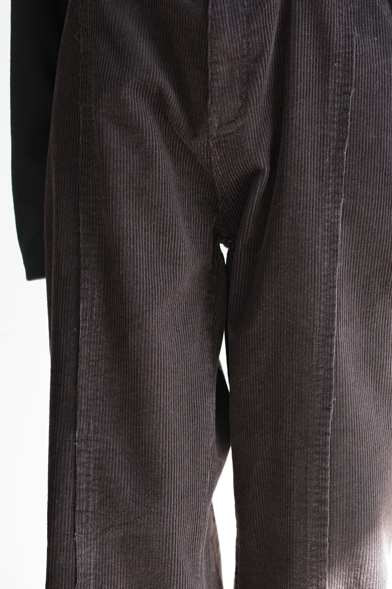 SIDE SHIFT CORDUROY WIDE PANTS