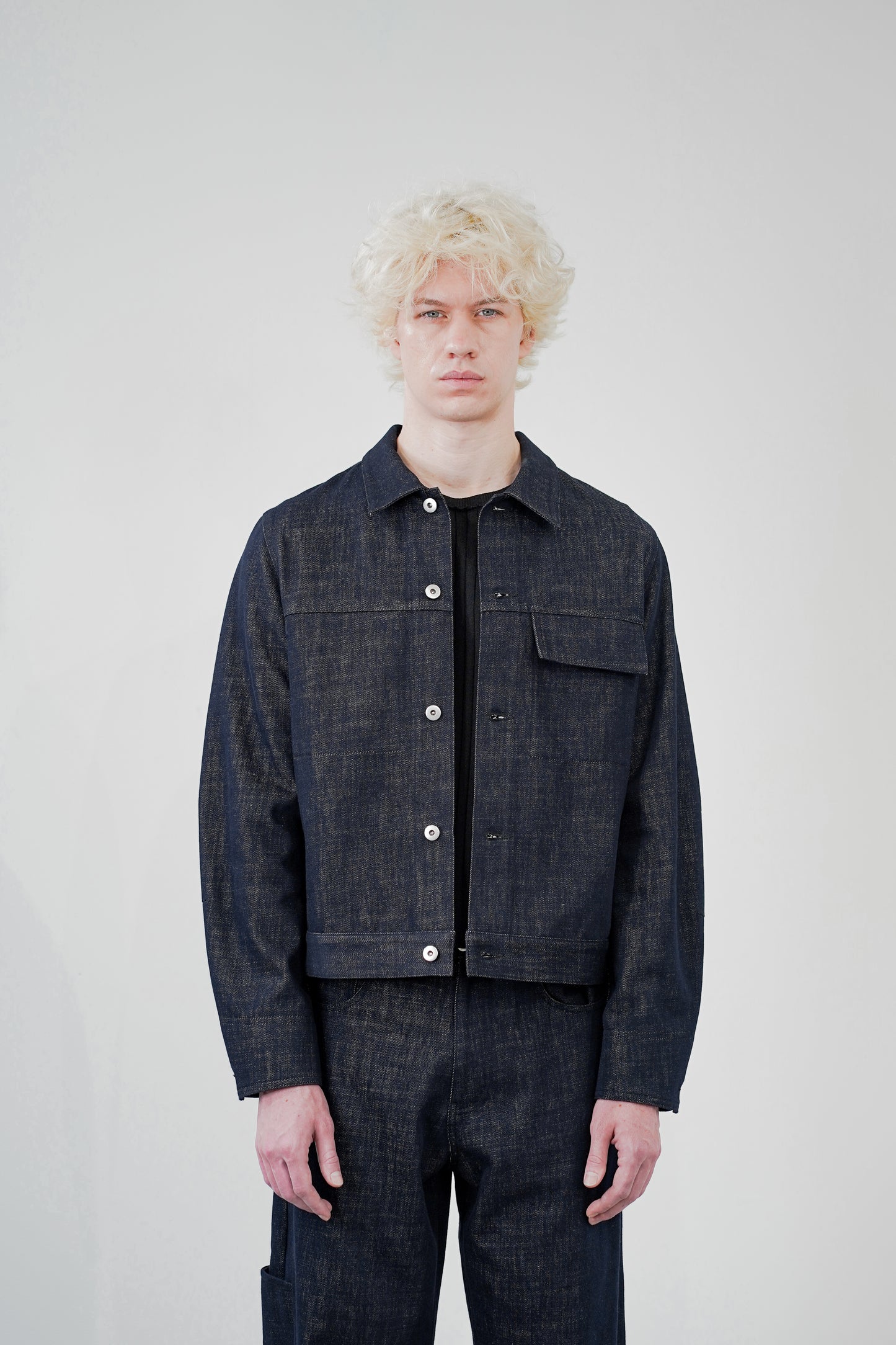 RE-RAW DENIM TRACKER JACKET