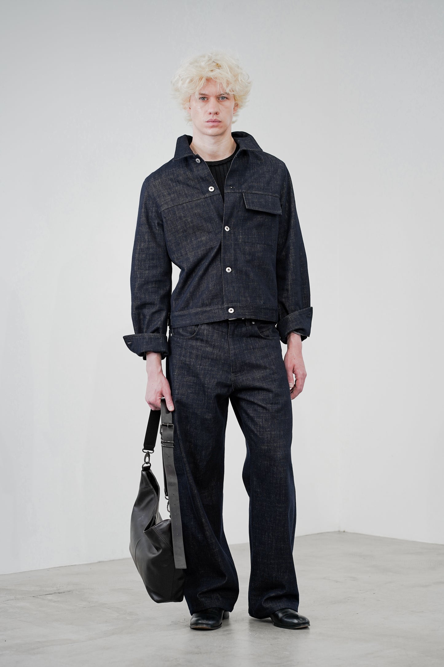 RE-RAW DENIM TRACKER JACKET