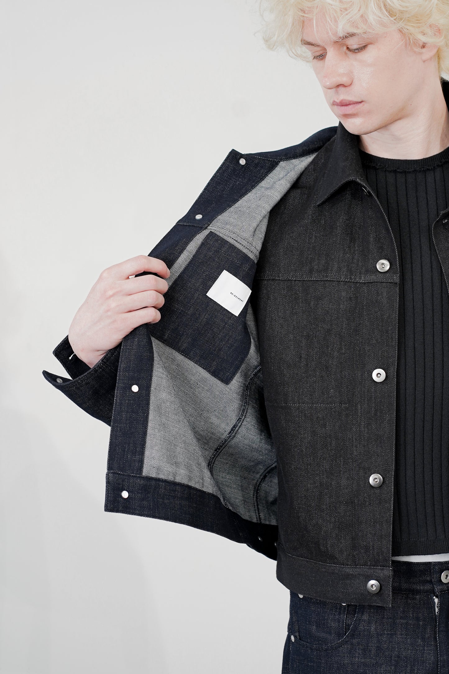RE-RAW DENIM TRACKER JACKET