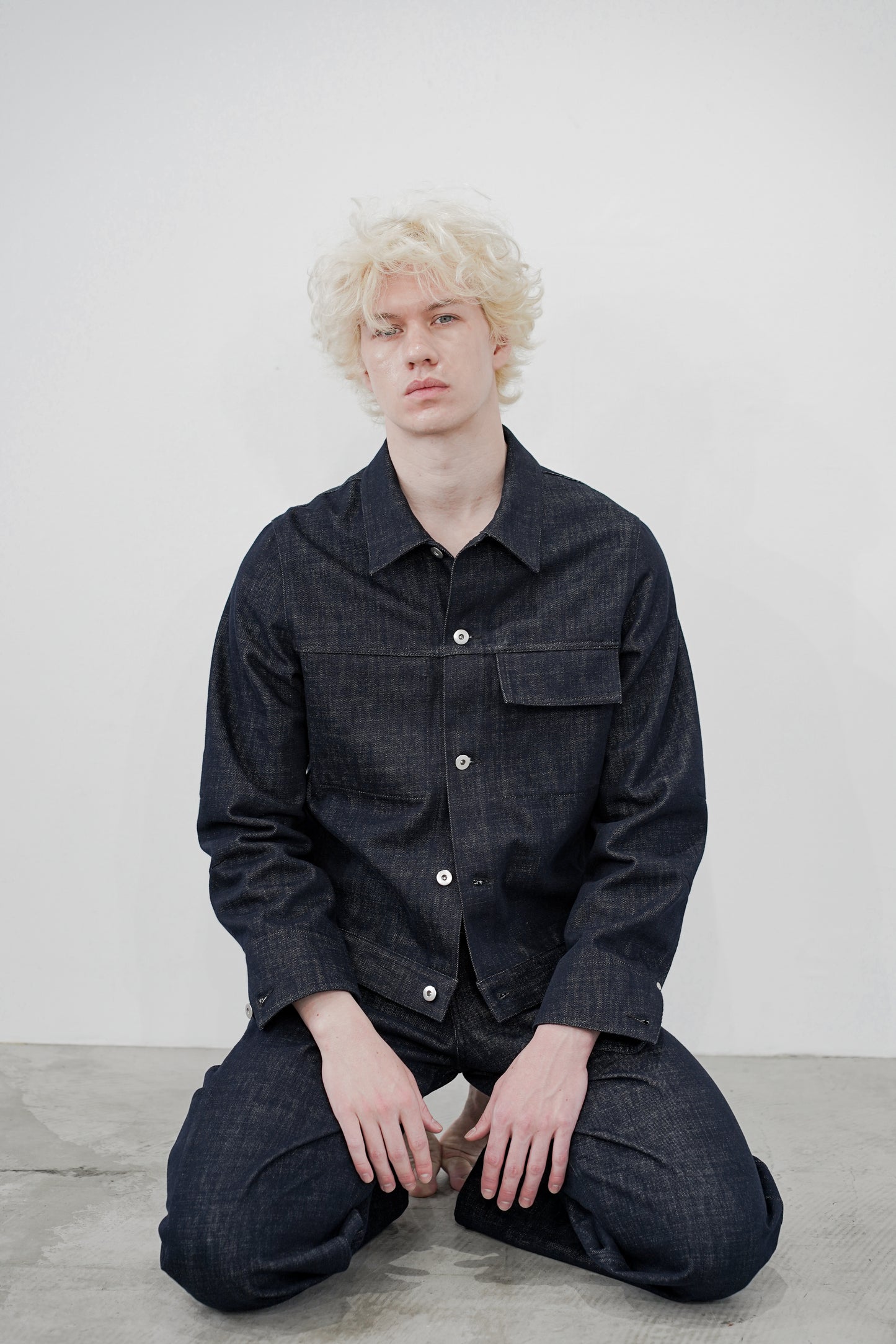 RE-RAW DENIM TRACKER JACKET