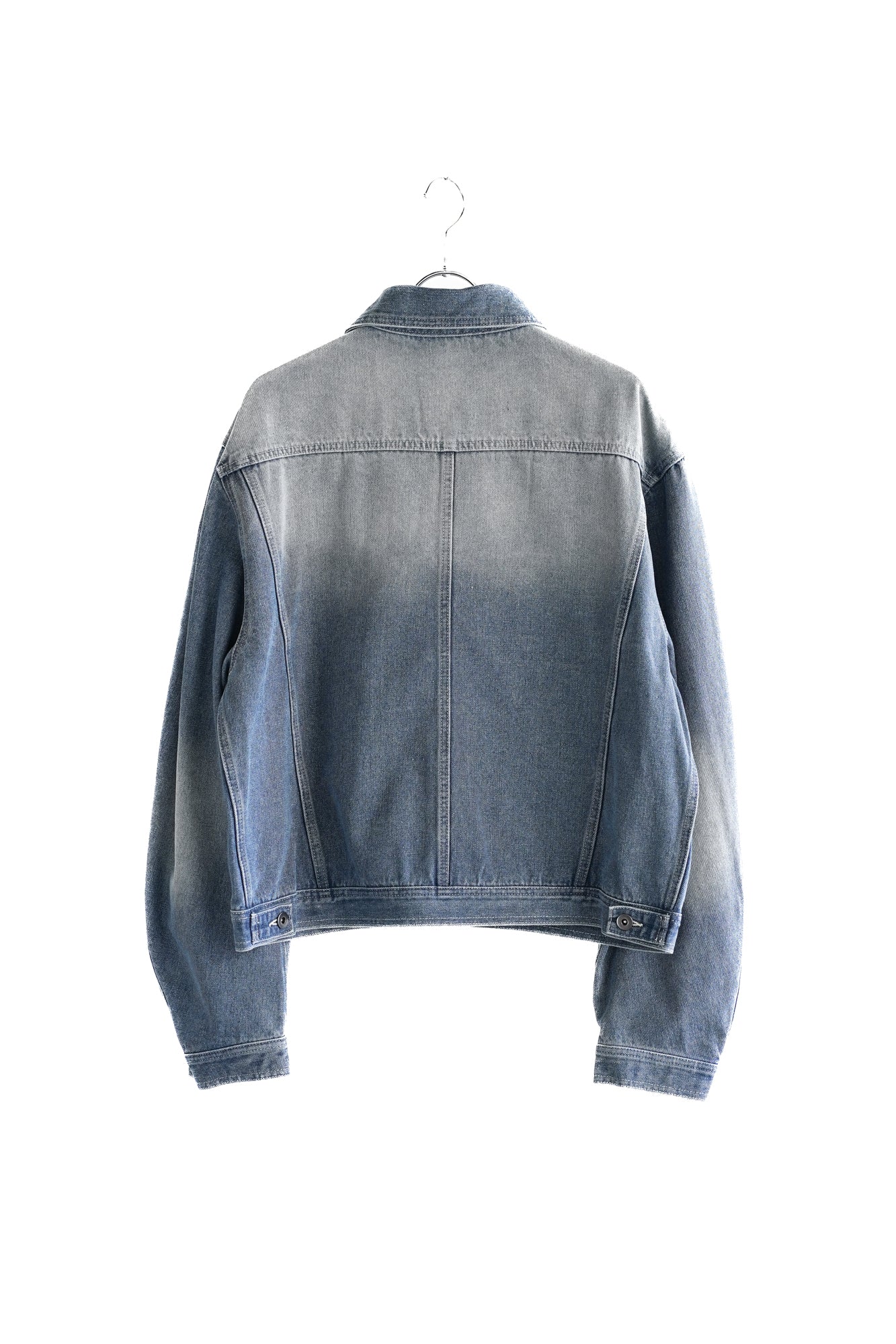 DOUDLE SEAM TWISTED DENIM JACKET