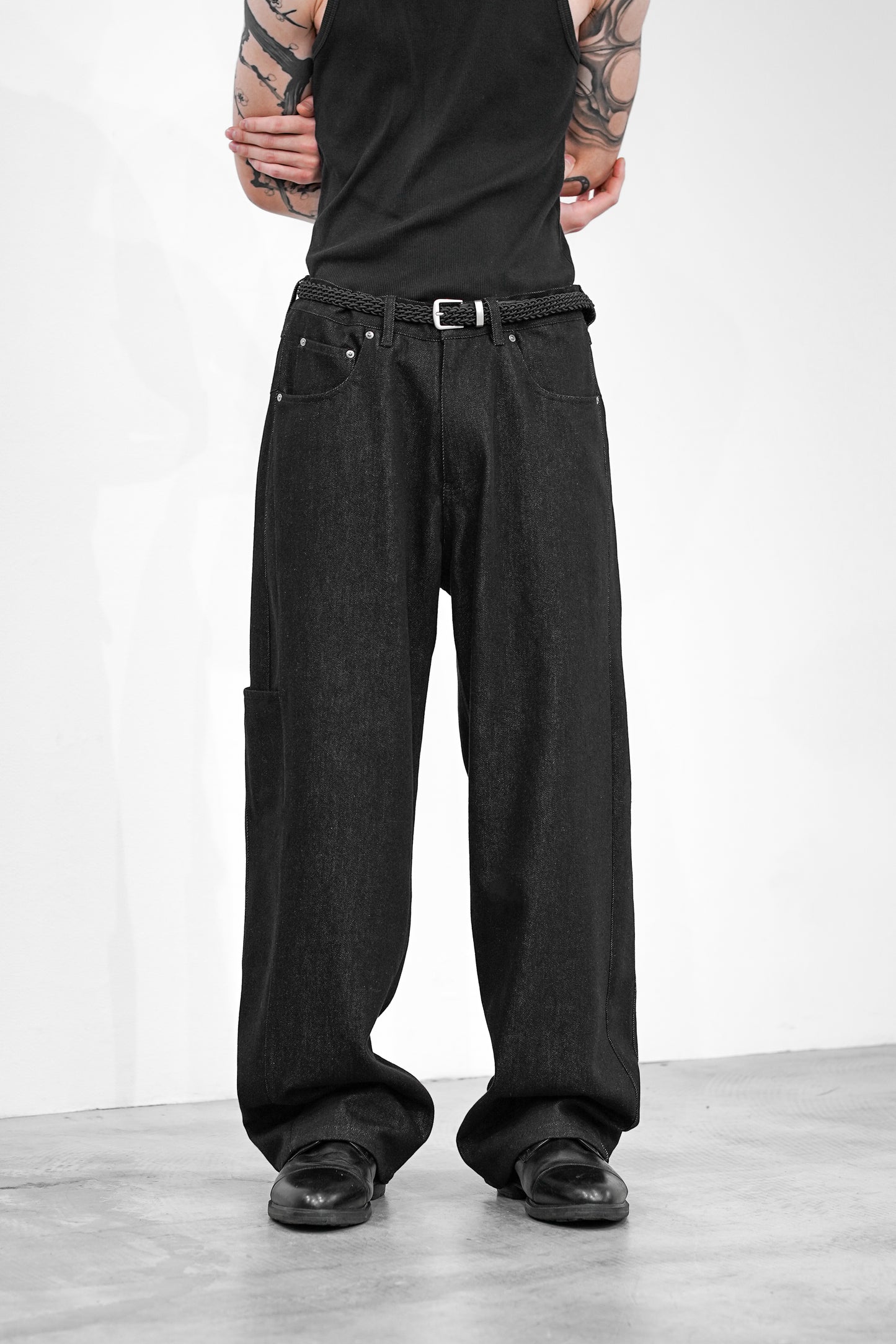 【4/1 - release】DRIFT CUT RE-RAW DENIM PANTS