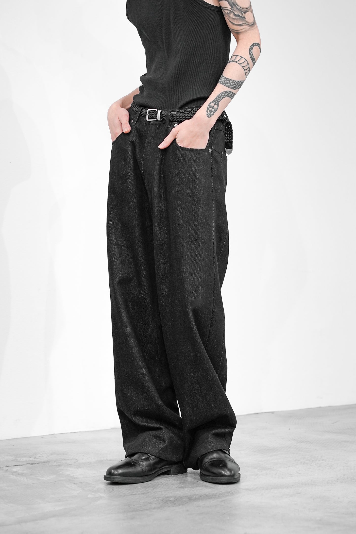 【4/1 - release】DRIFT CUT RE-RAW DENIM PANTS